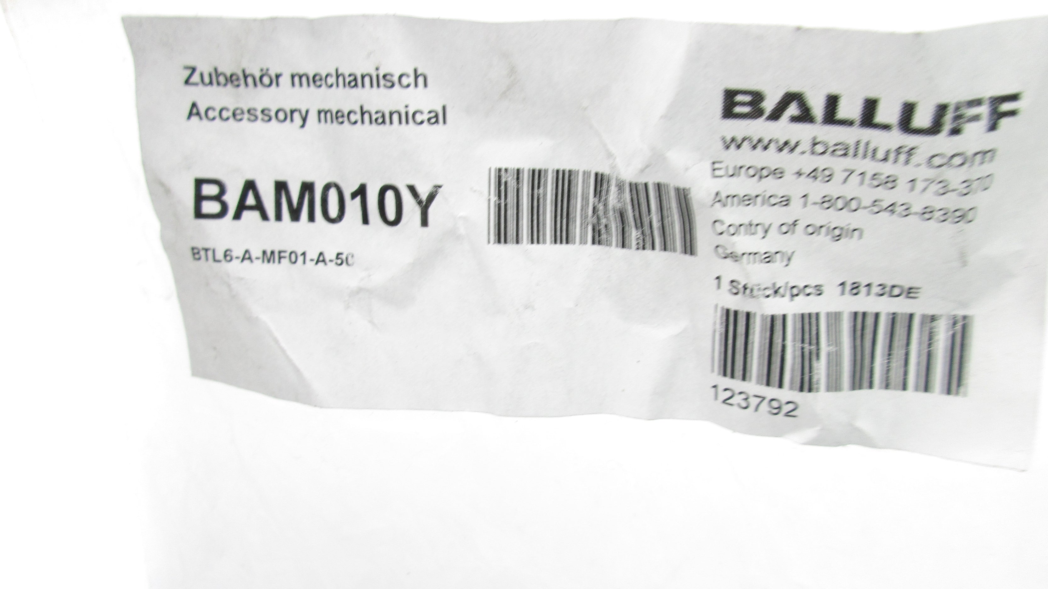 BALLUFF BTL6-A-MF01-A-50 NSMP