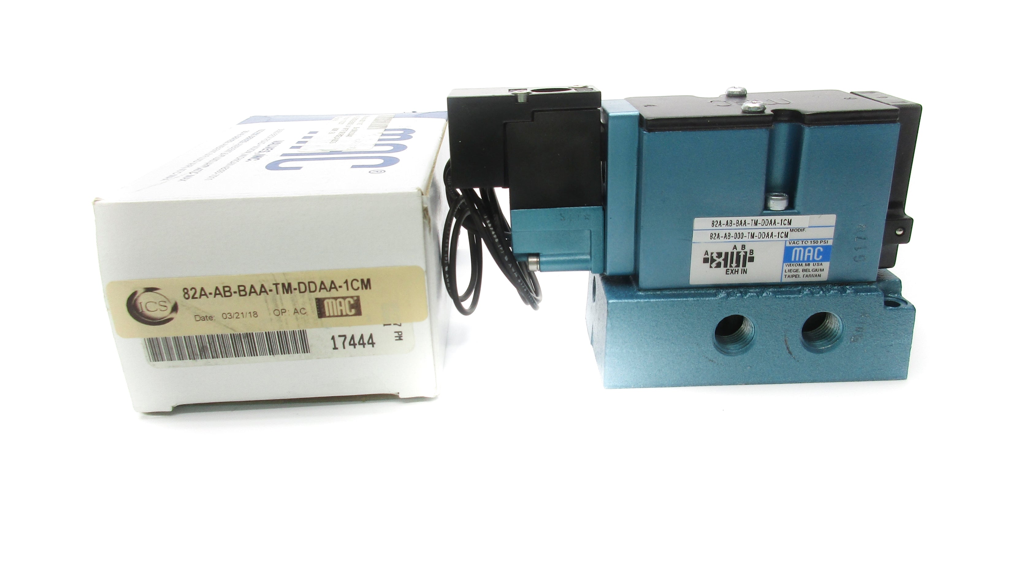 MAC 82A-AB-BAA-TM-DDAA-1CM 24VDC 150PSI NSMP