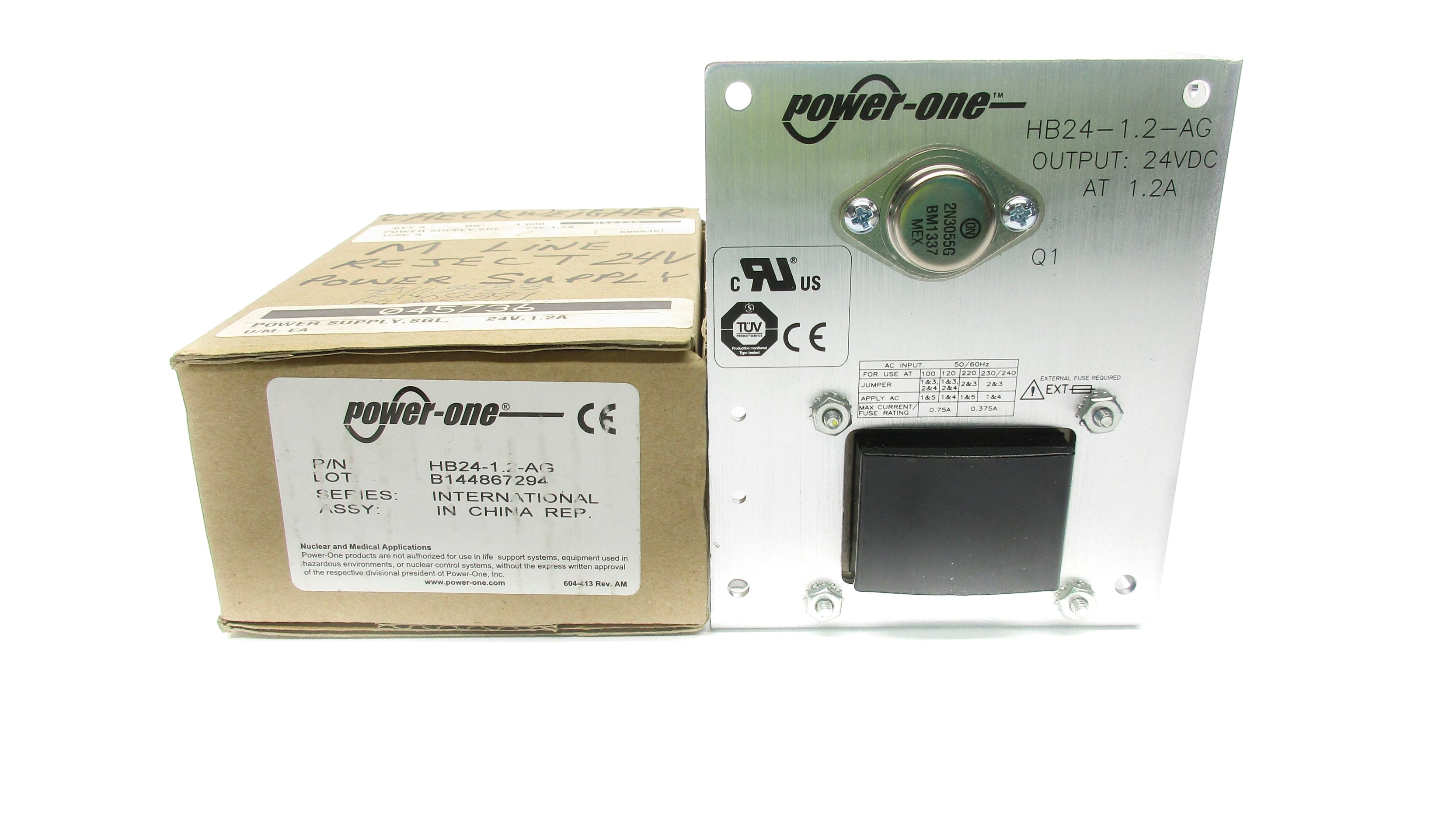 POWER-ONE HB24-1.2-AG 240VAC 0.75A NSMP