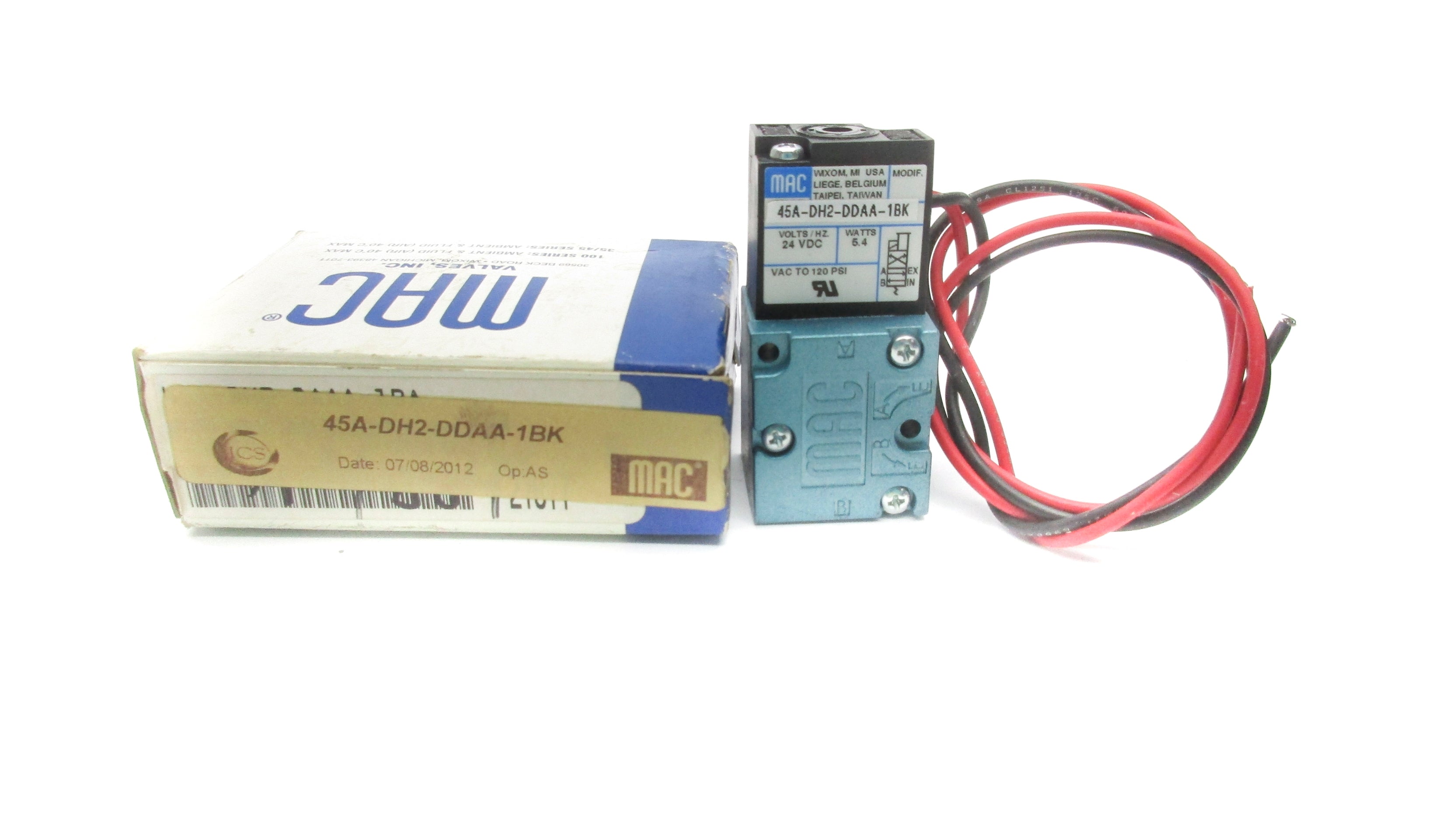 MAC 45A-DH2-DDAA-1BK 24VDC 120PSI NSMP