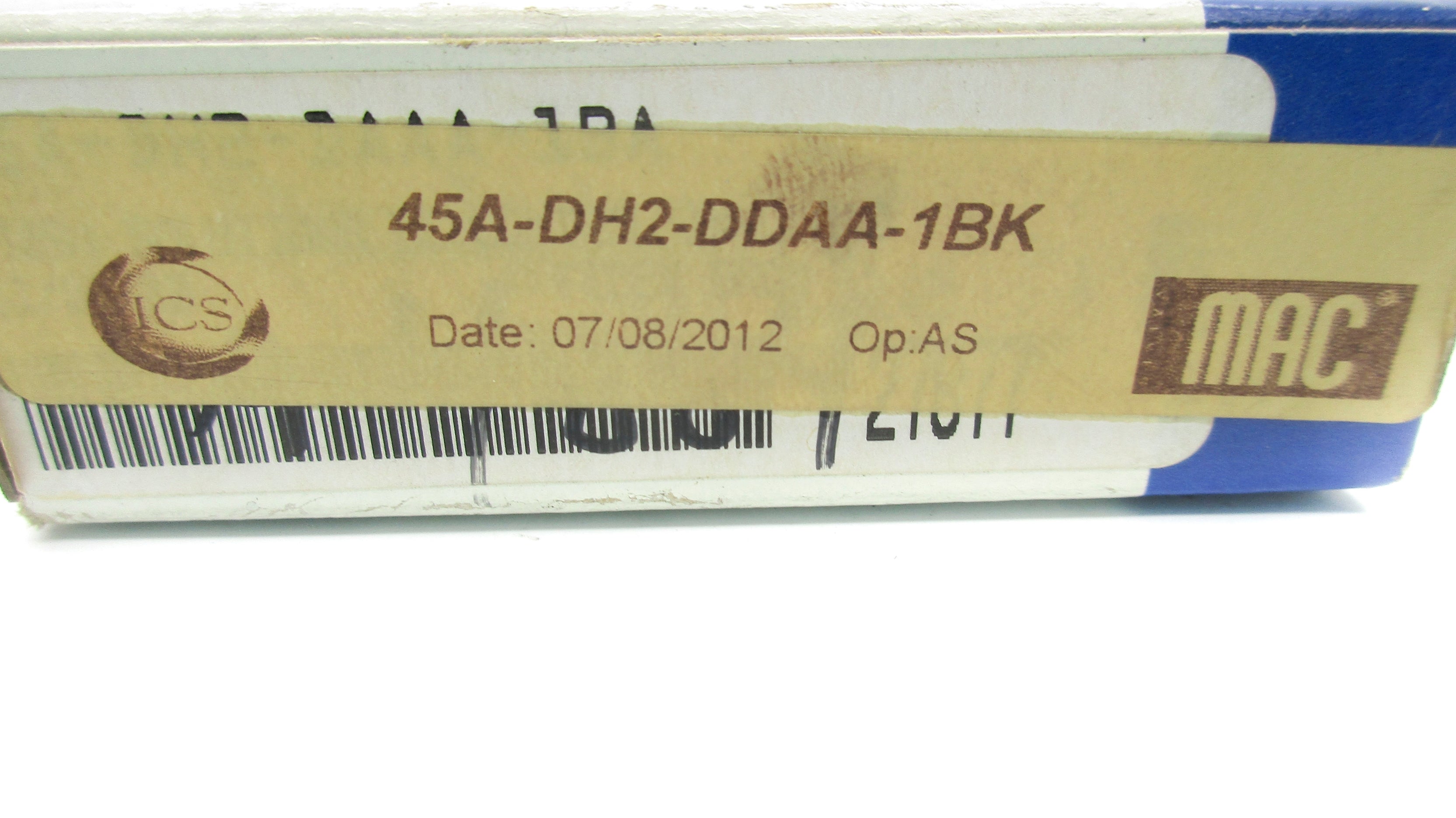 MAC 45A-DH2-DDAA-1BK 24VDC 120PSI NSMP
