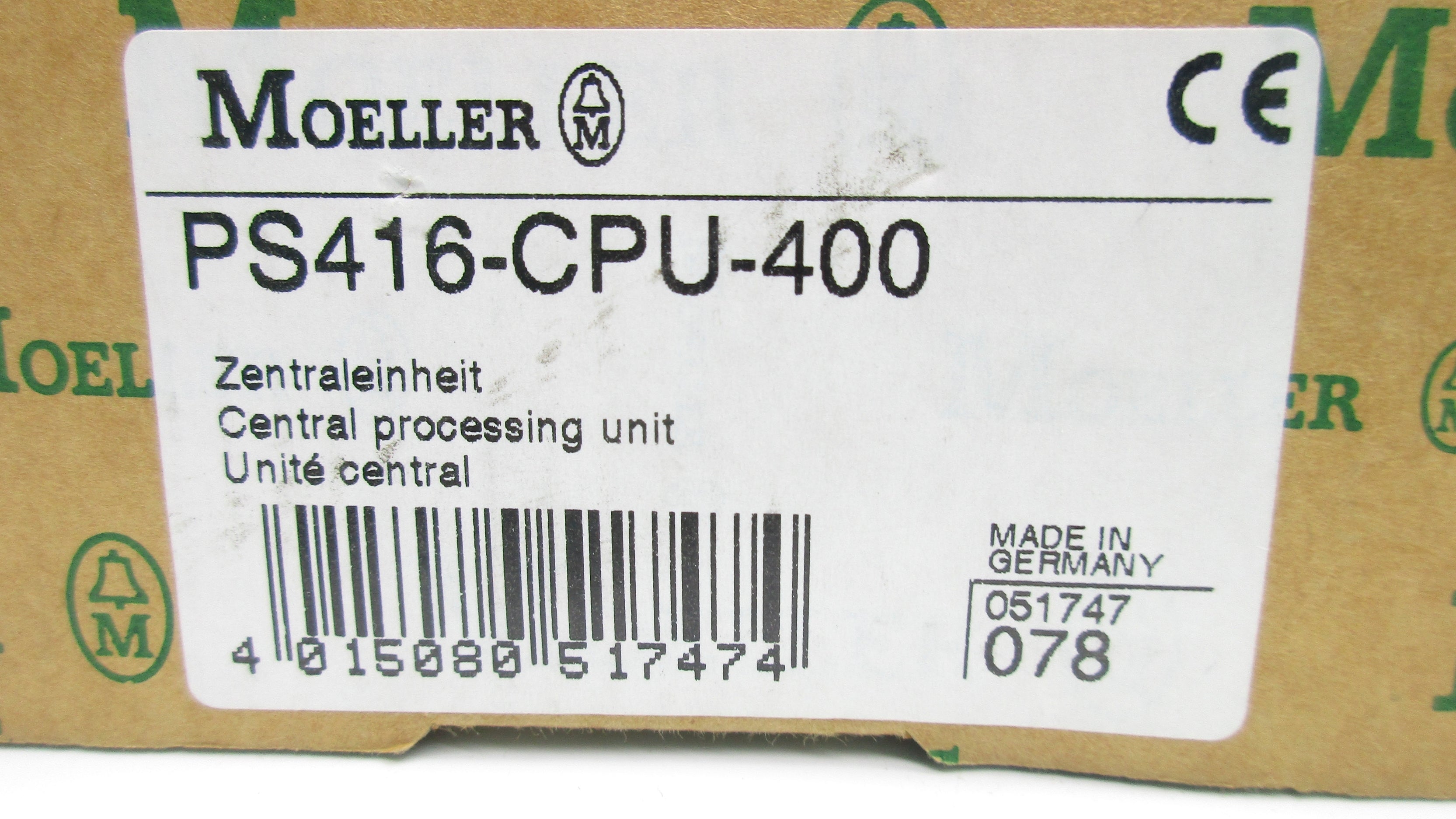 KLOCKNER MOELLER PS416-CPU-400 NSMP