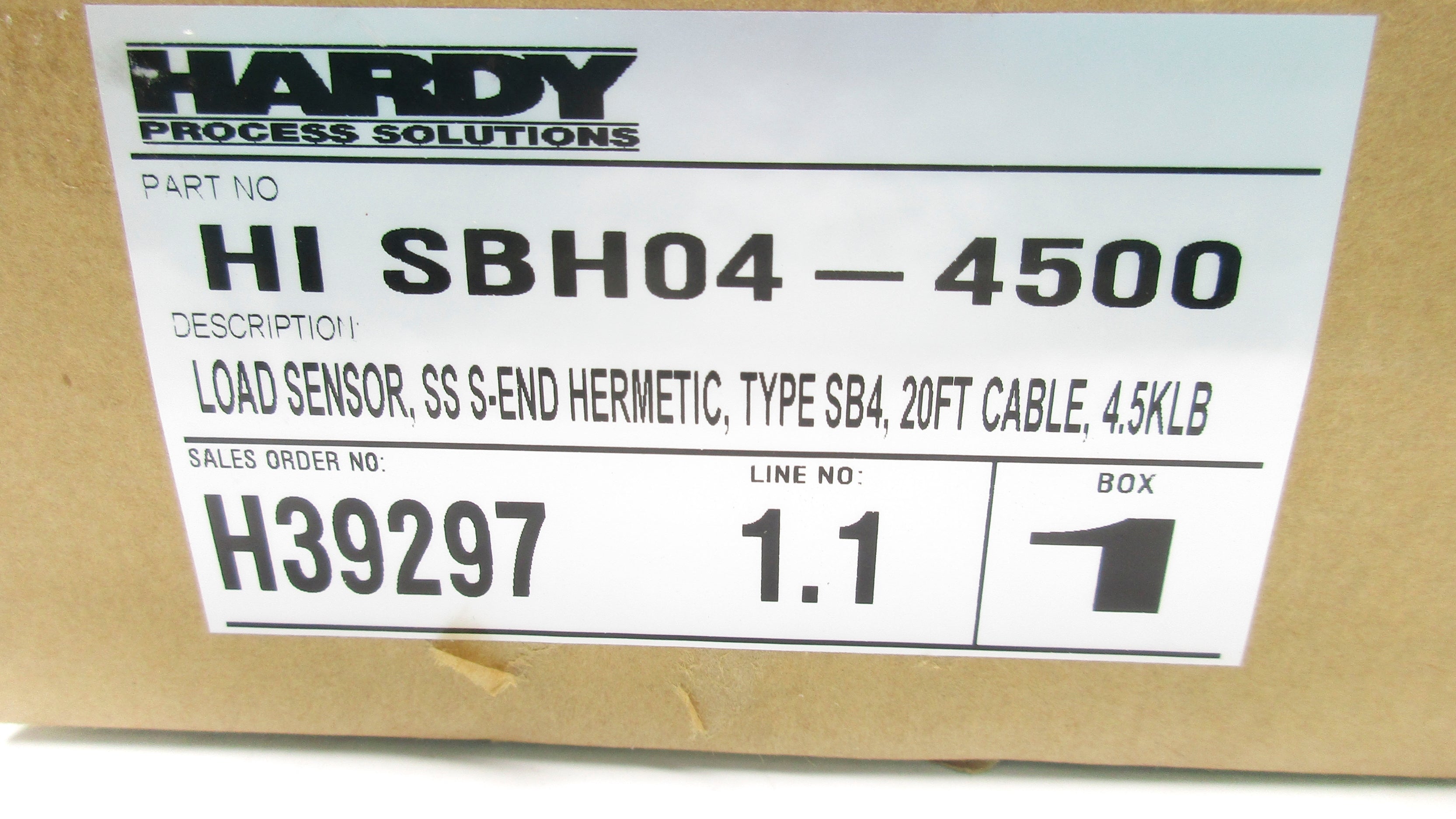 HARDY PROCESS SOLUTIONS HISBH04-4.5K HISBH04-4500 20' NSMP