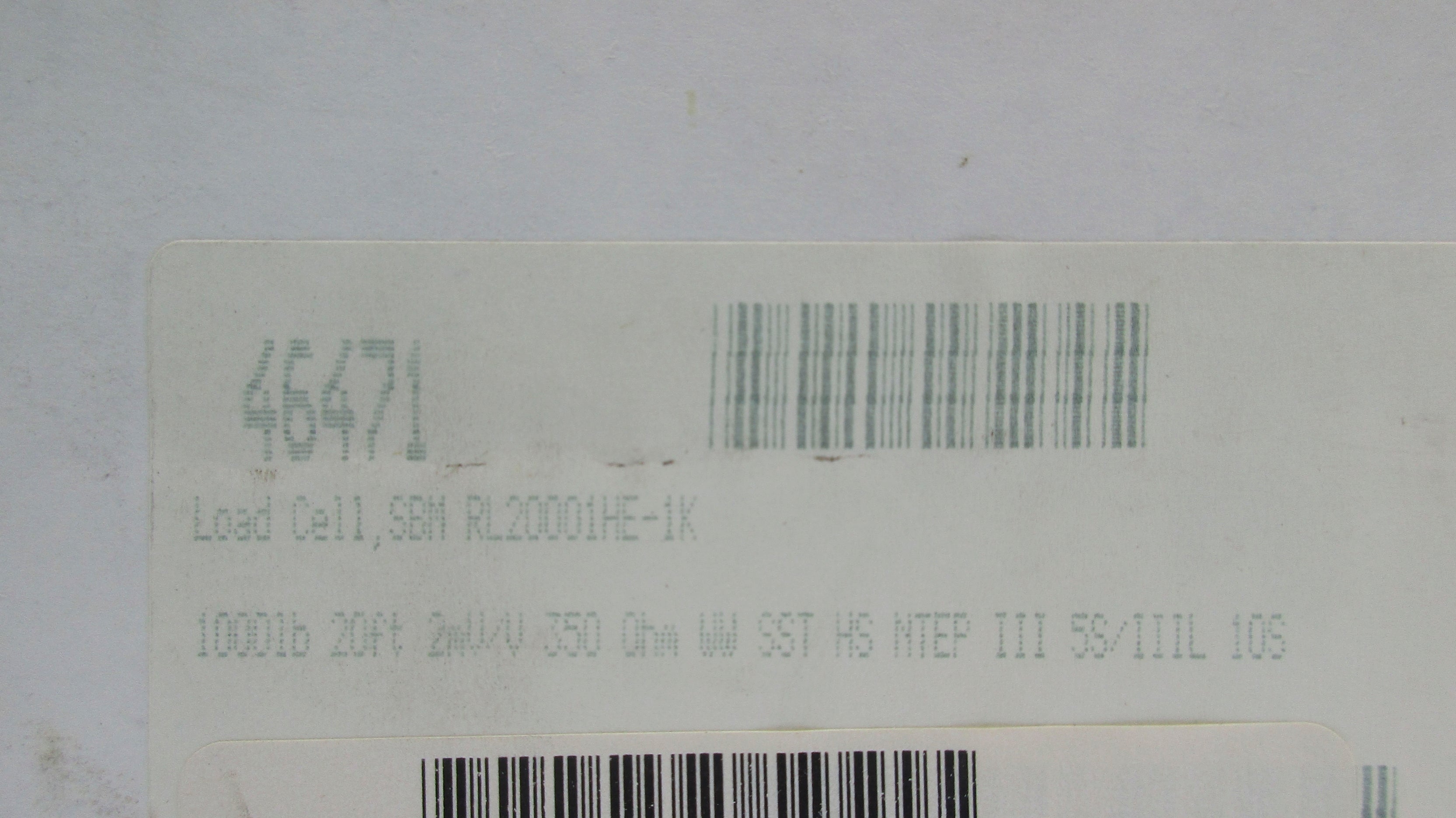 RICE LAKE RL20001HE-1K 46471 NSMP