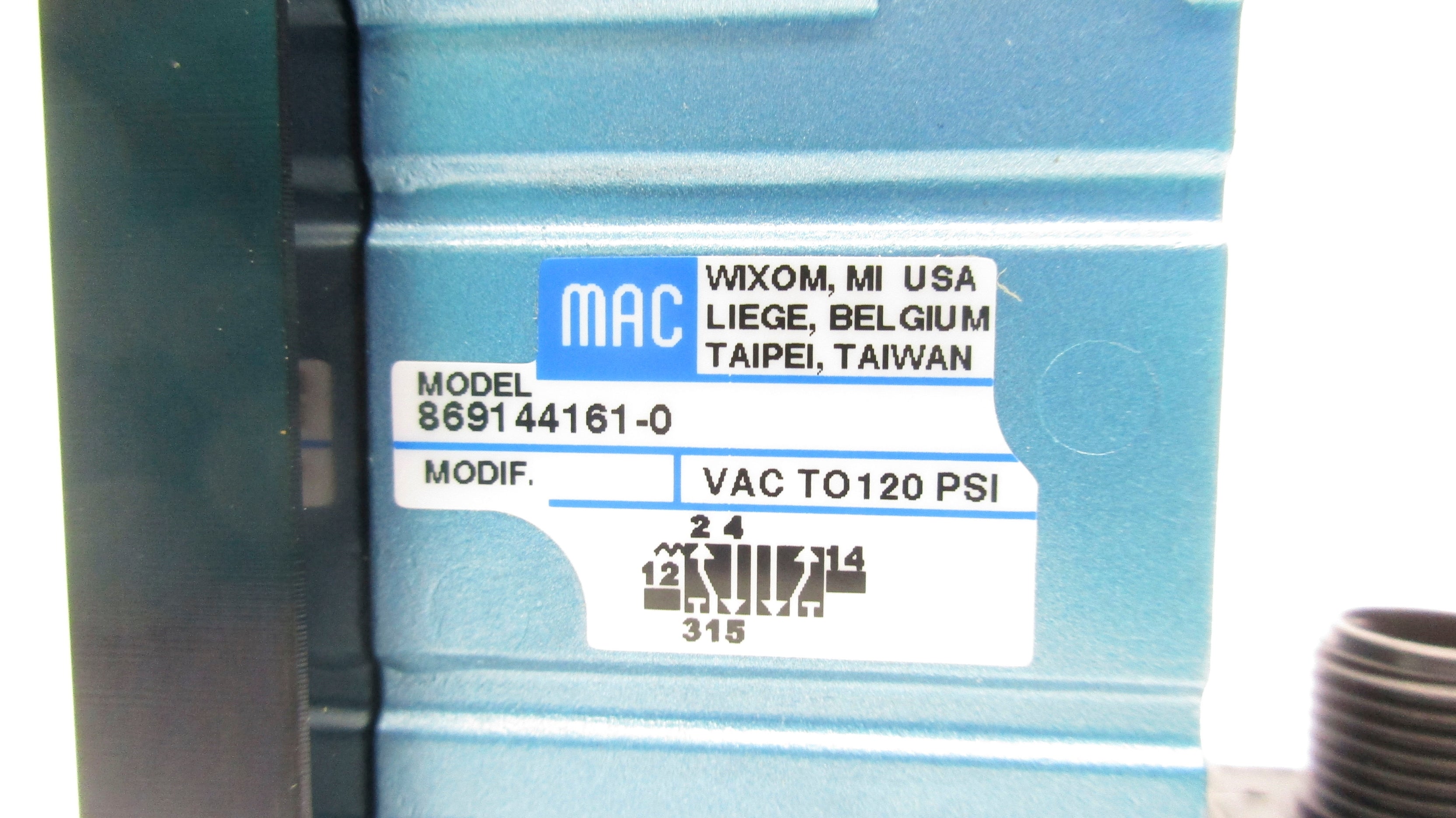MAC 869144161-0 24VDC 120PSI NSNP