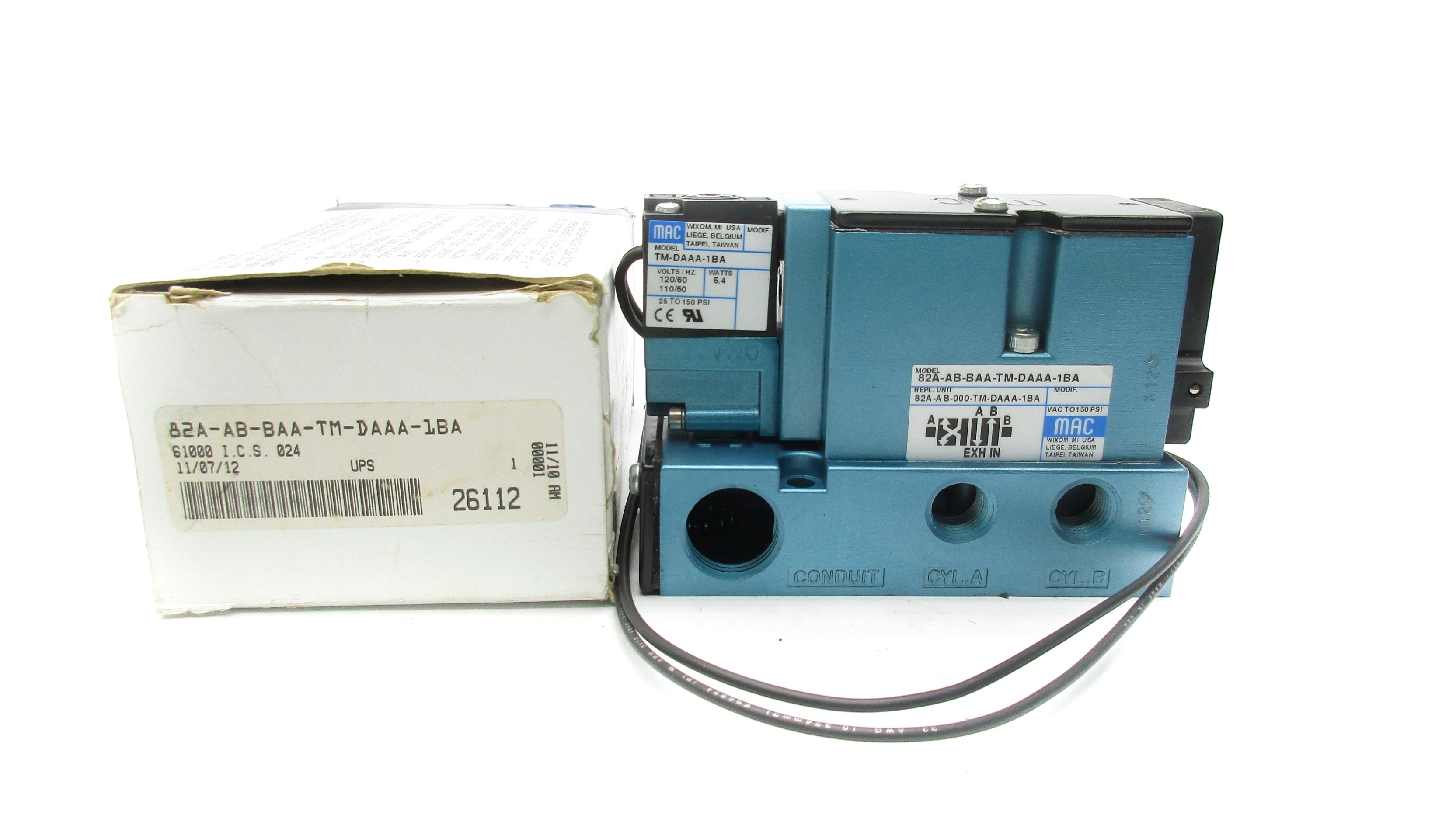 MAC 82-AB-BAA-TM-DAAA-1BA 110/120V 150PSI NSMP