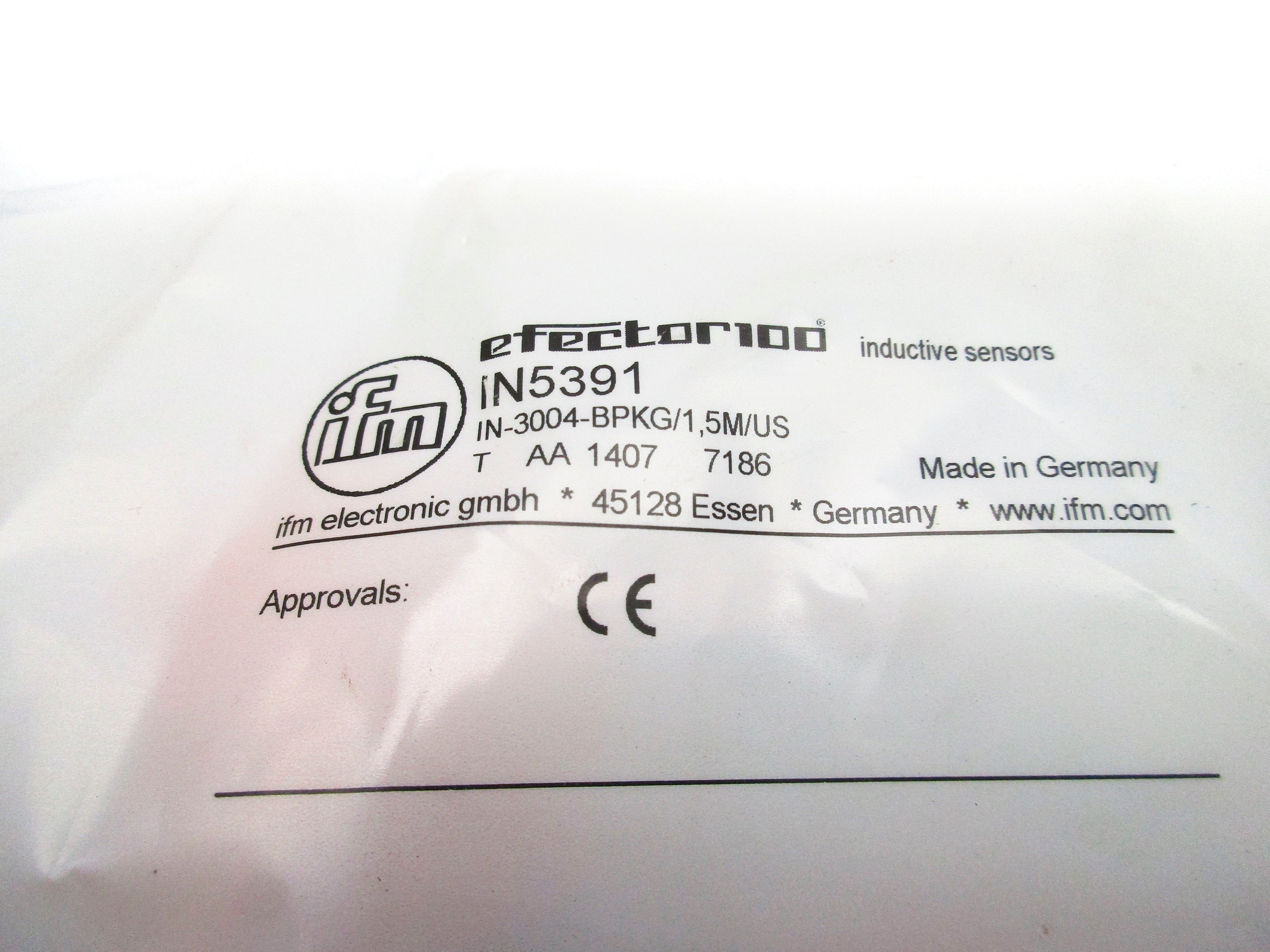 IFM EFECTOR IN5391 NSMP