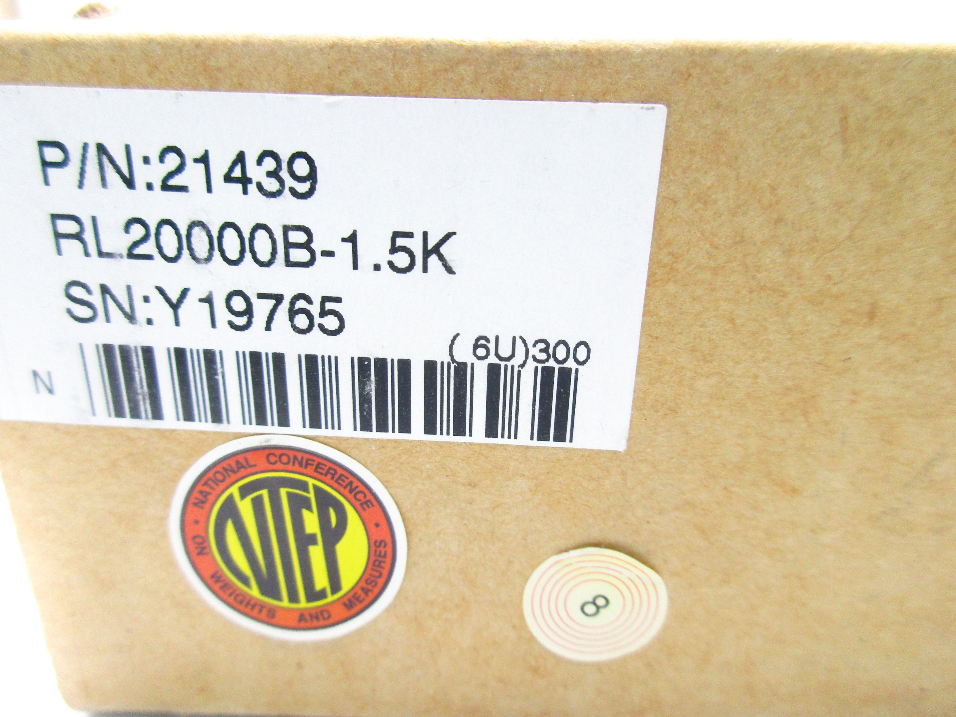 RICE LAKE RL20000B-1.5K 21439 NSMP