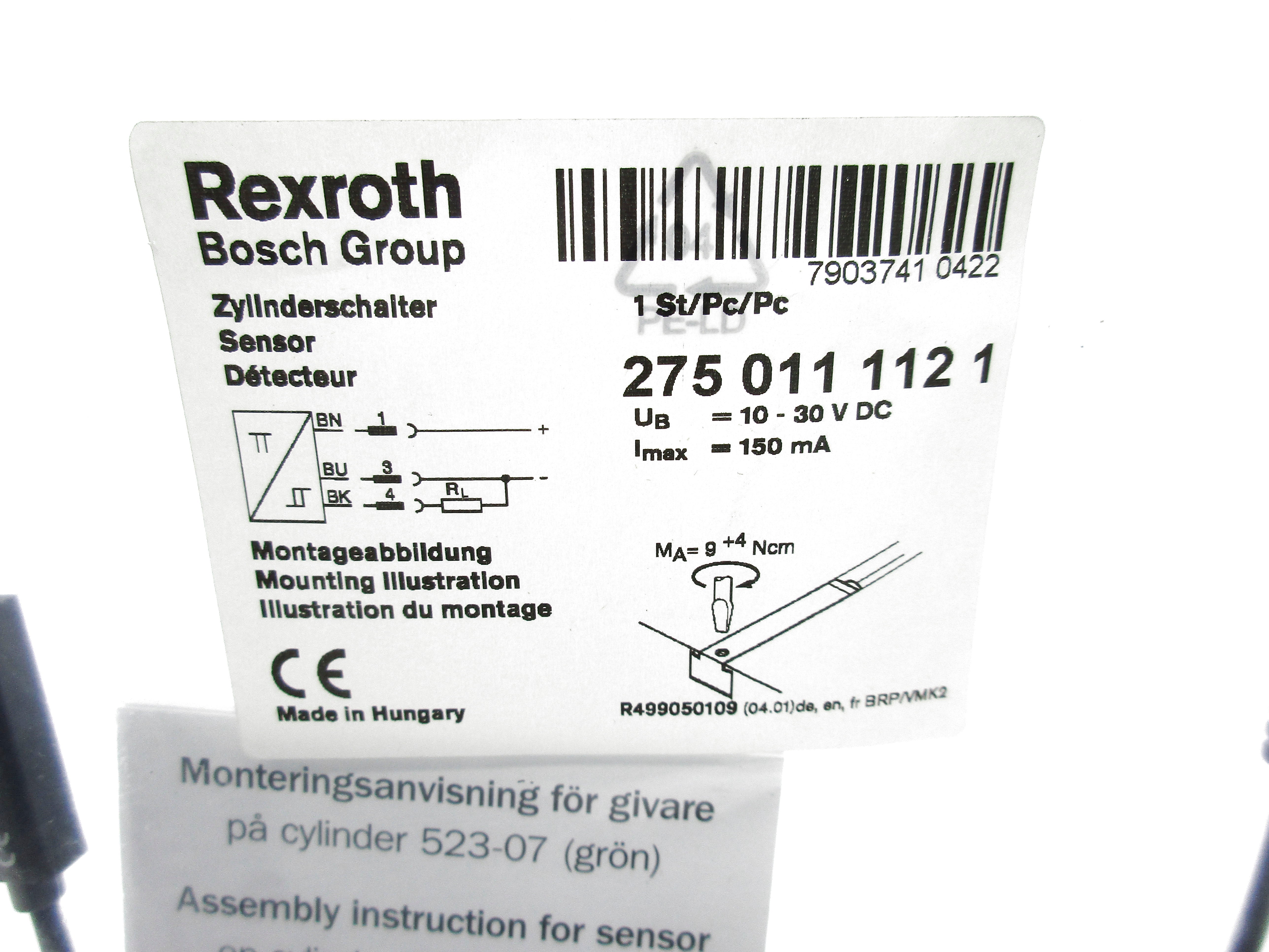 REXROTH 2750111121 NSMP