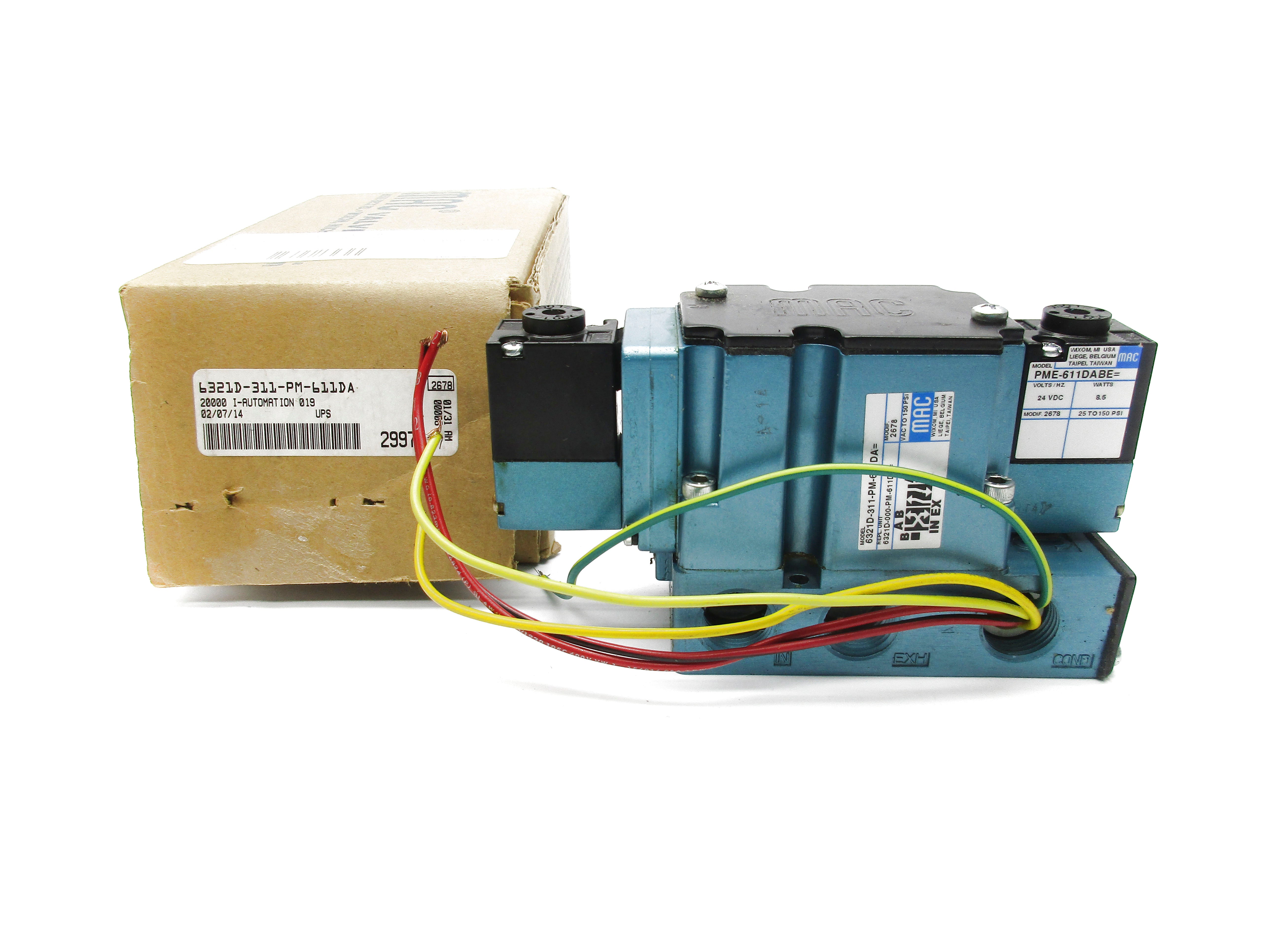 MAC 6321D-311-PM-611DA 24VDC 150PSI NSMP