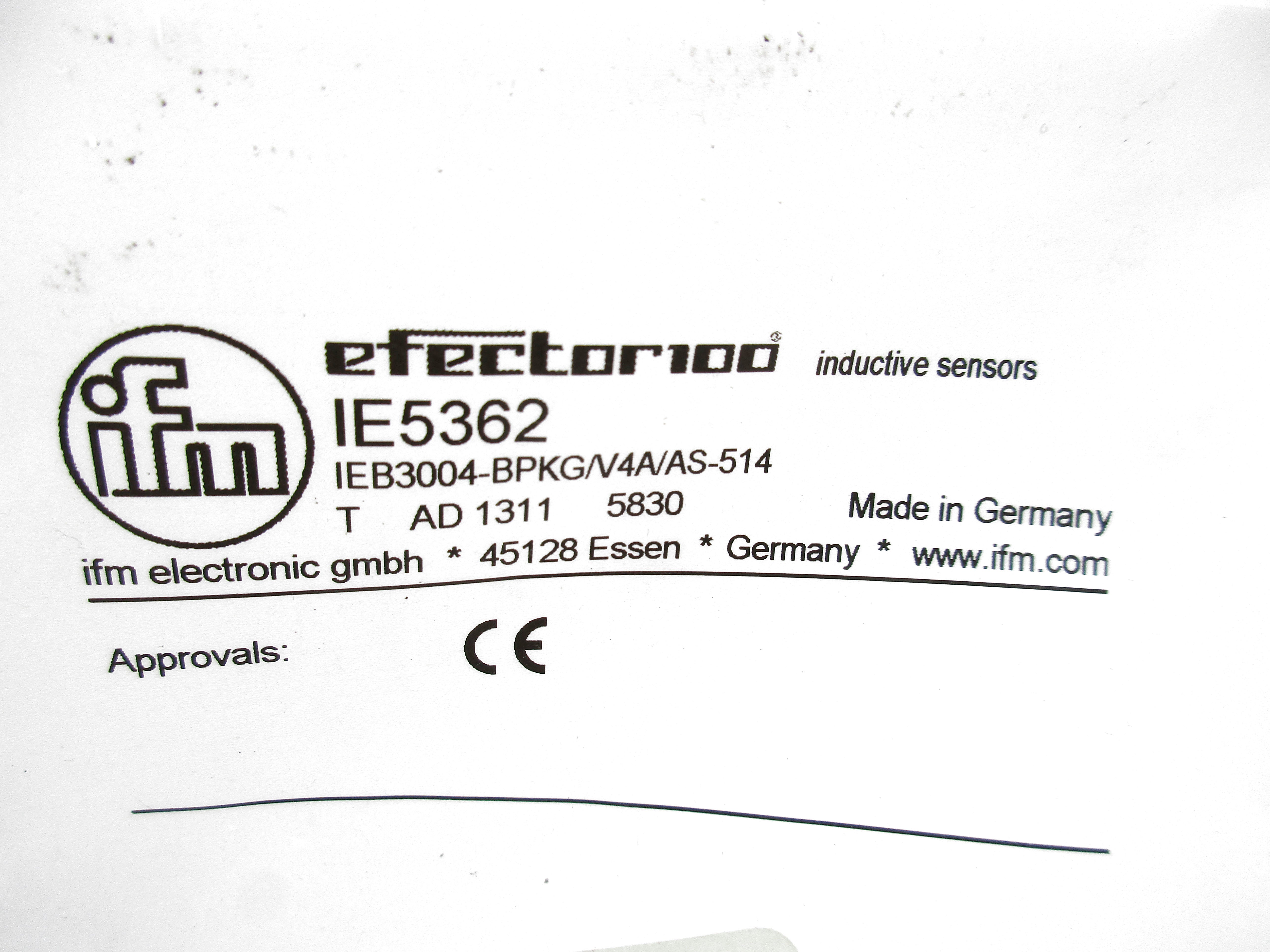 IFM EFECTOR IE5362 NSMP