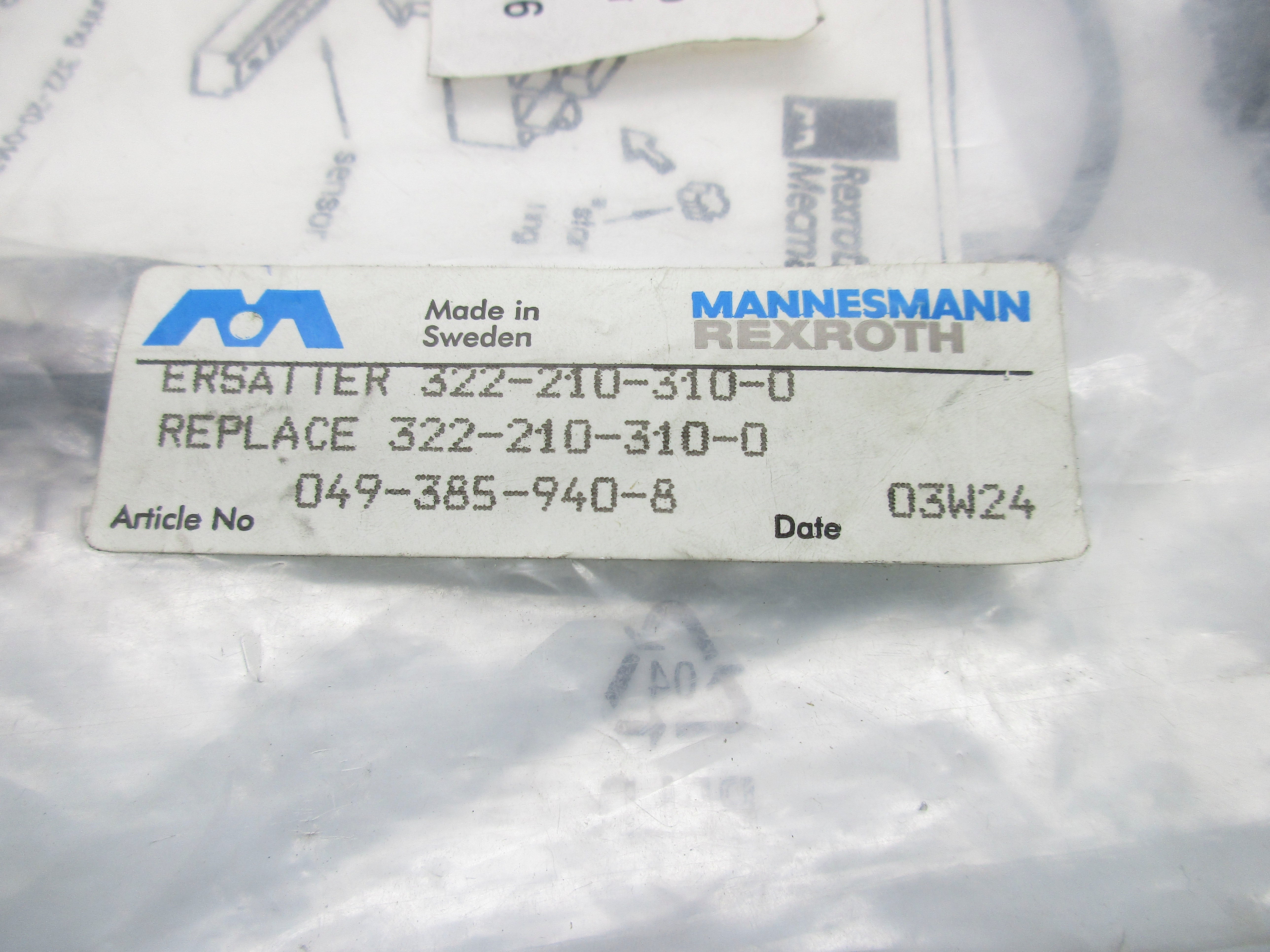 MANNESMANN REXROTH 049-385-940-8 NSMP
