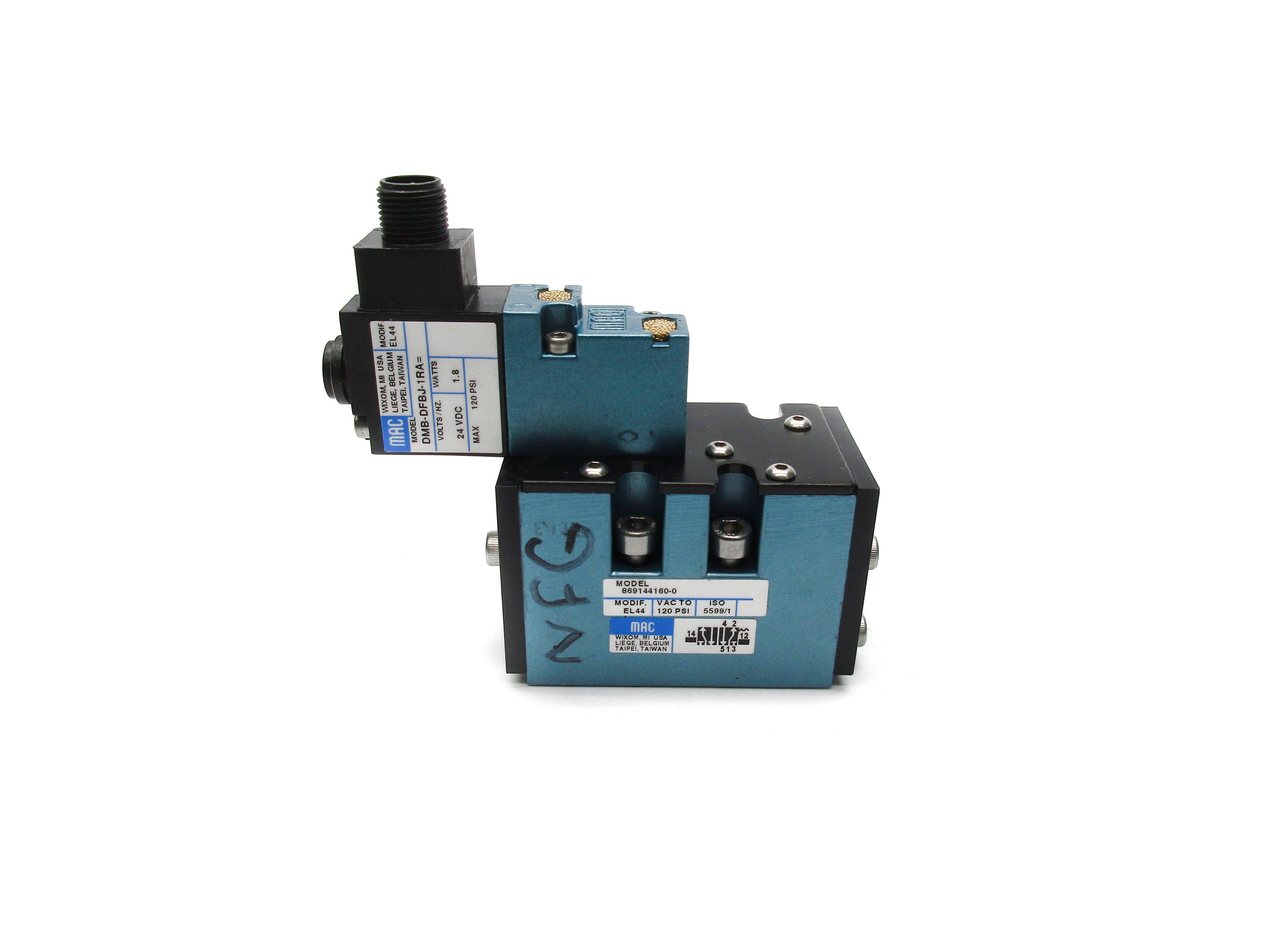 MAC 869144166-0 24VDC 120PSI (AS PICTURED) NSNP