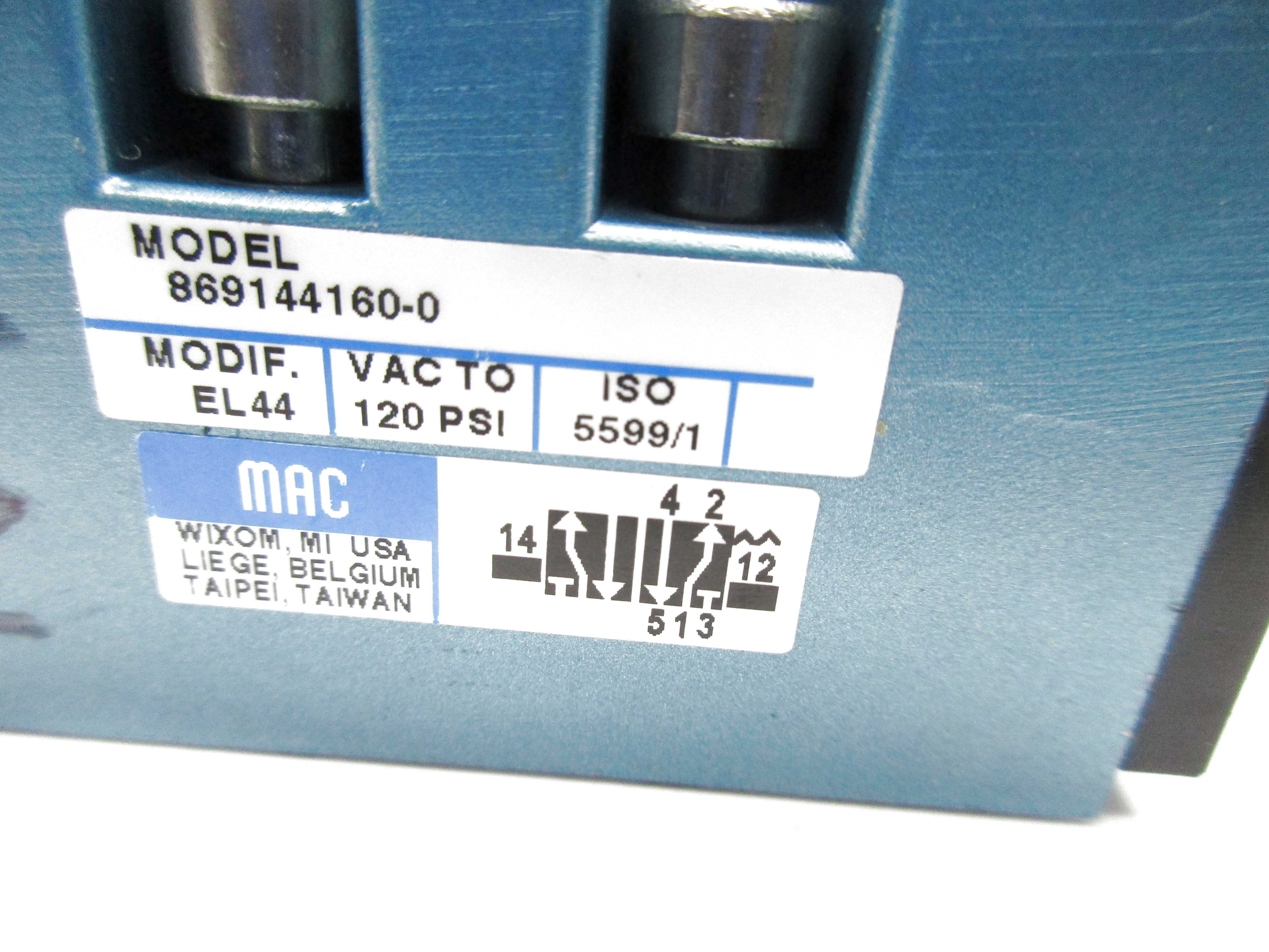 MAC 869144166-0 24VDC 120PSI (AS PICTURED) NSNP