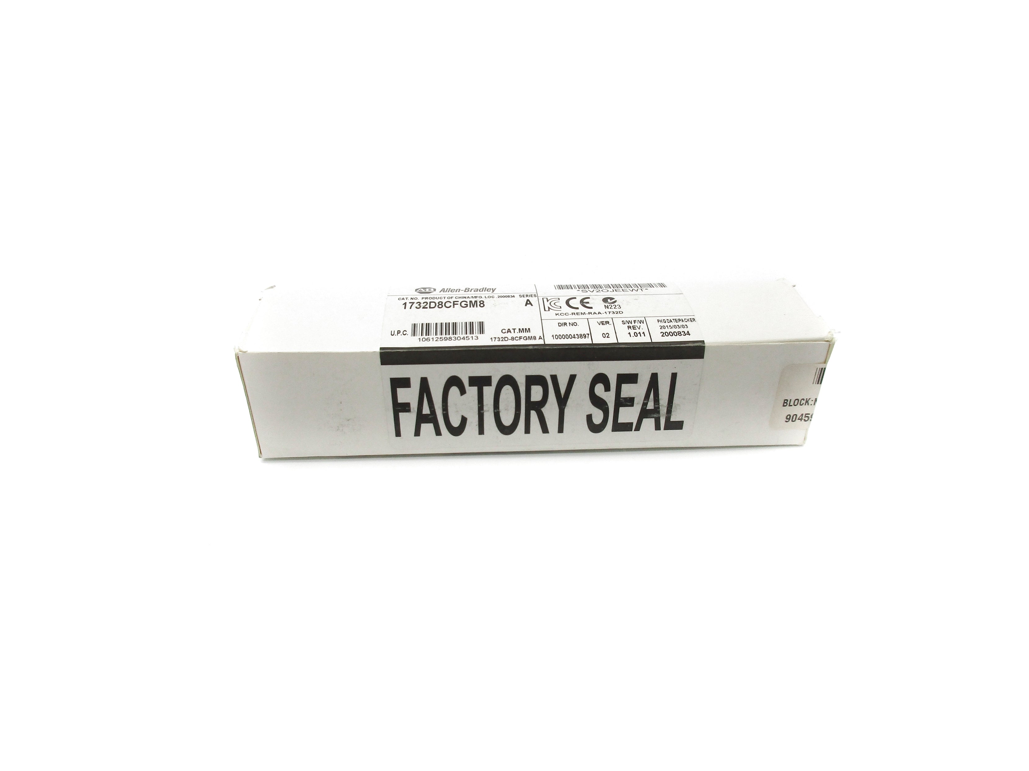 ALLEN BRADLEY 1732D-8CFGM8 SER. A F/W 1.011 (WH) NSMP