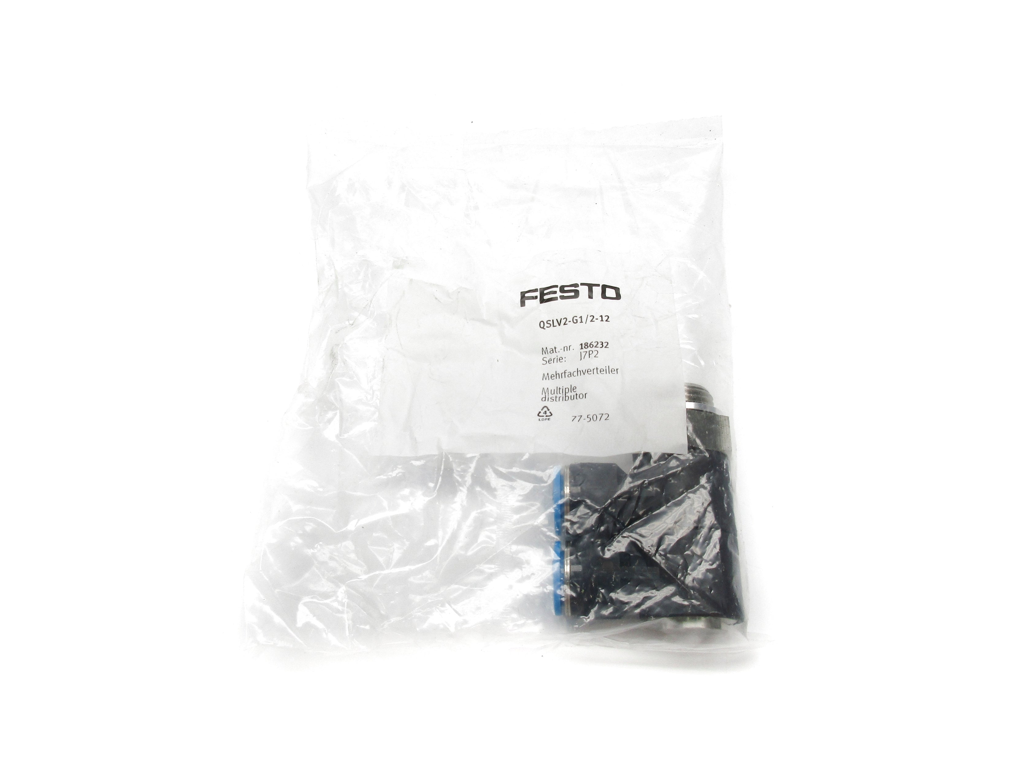 FESTO QSLV2-G1/2-12 NSMP