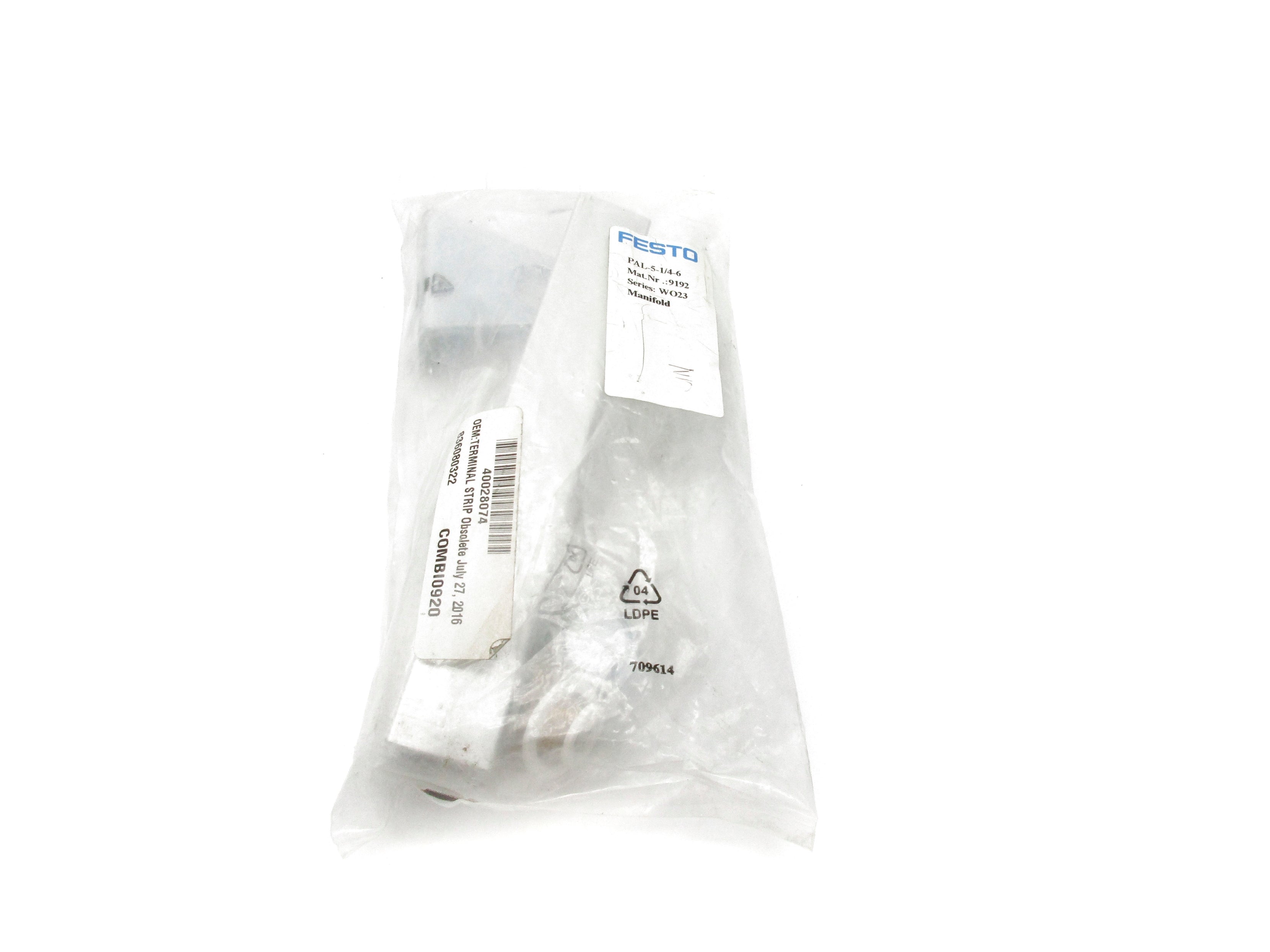 FESTO PAL-5-1/4-6 NSMP