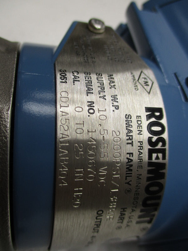 ROSEMOUNT 3051CD1A52A1AB4Q4 PRESSURE TRANSMITTER  NSMP