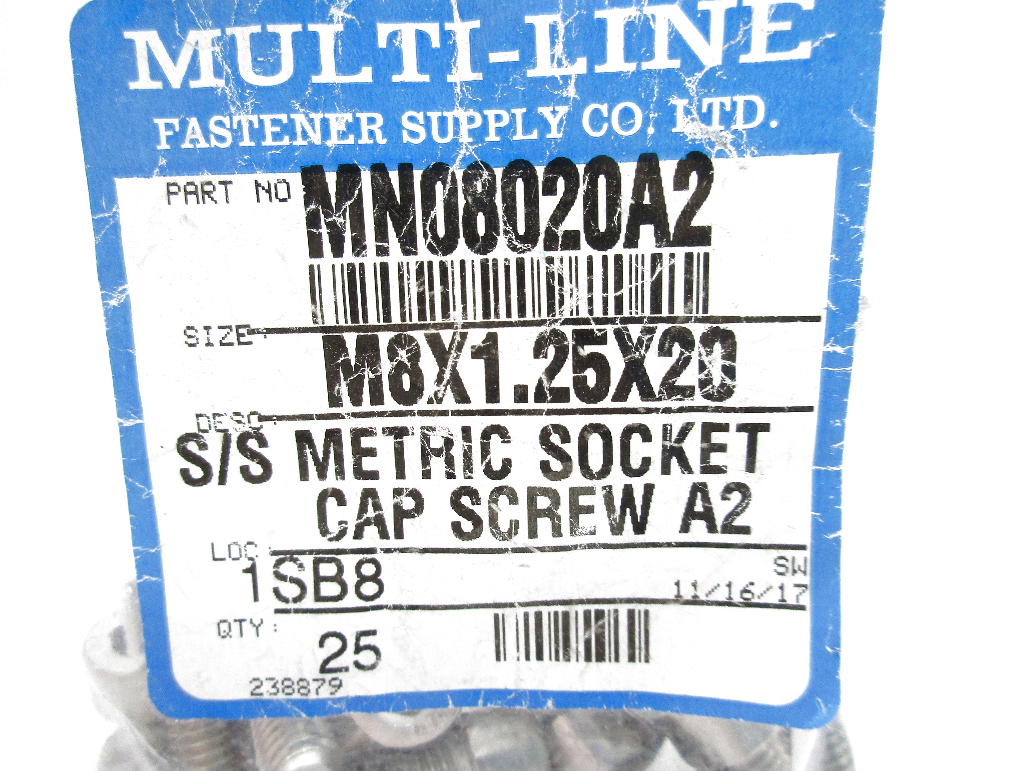 MULTI-LINE MN08020A2 (PKG OF 25) NSMP