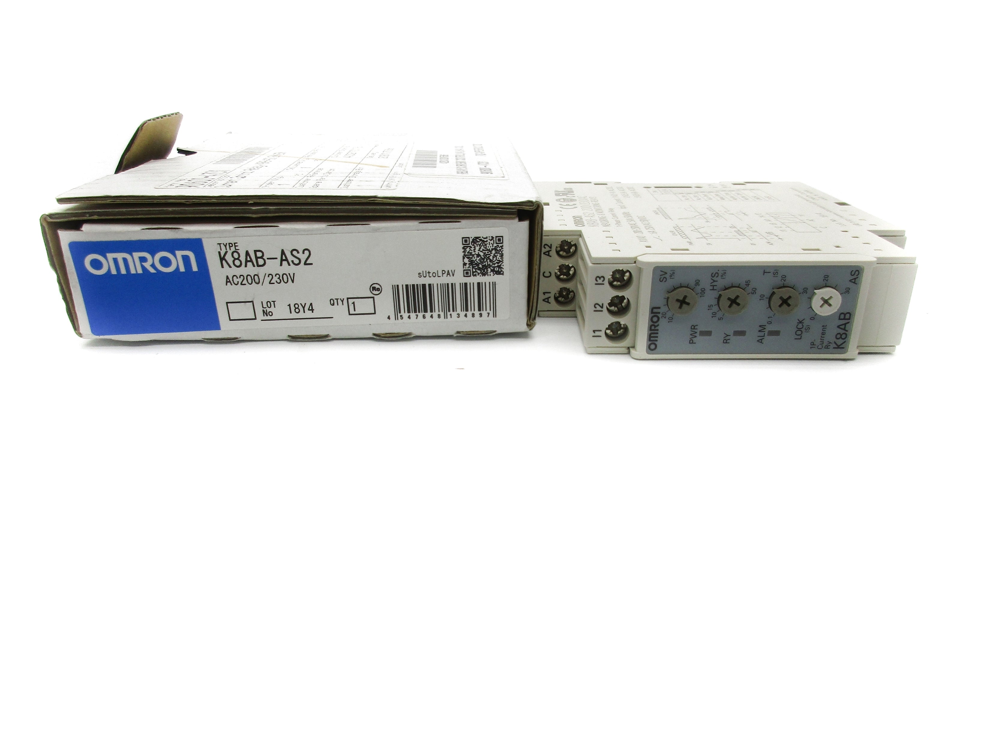 OMRON K8AB-AS2 200/230VAC 6A NSMP