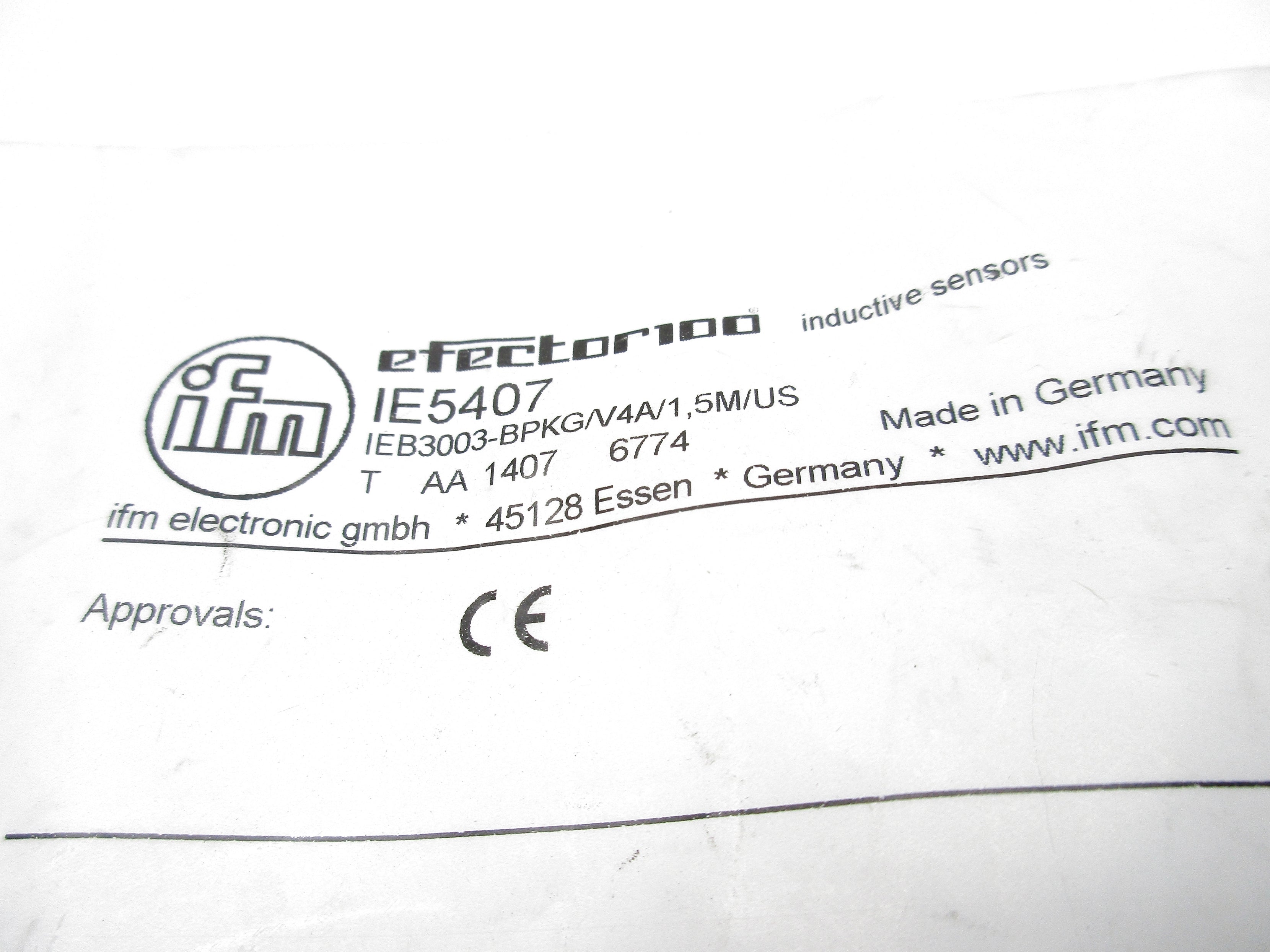 IFM EFECTOR IE5407 NSMP