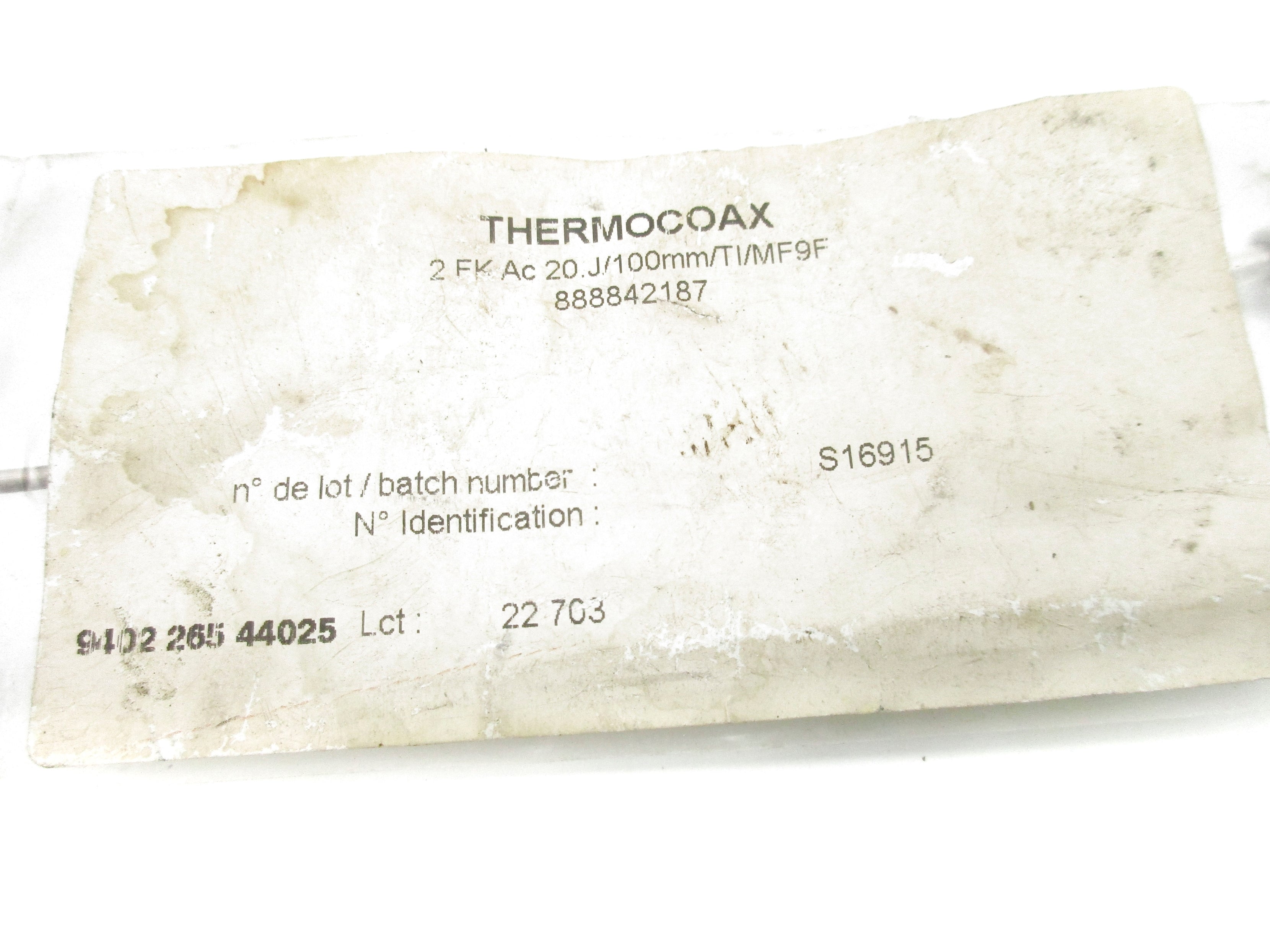 THERMOCOAX 2FKAC20.J/100MM/TI/MF9F 888842187 NSMP