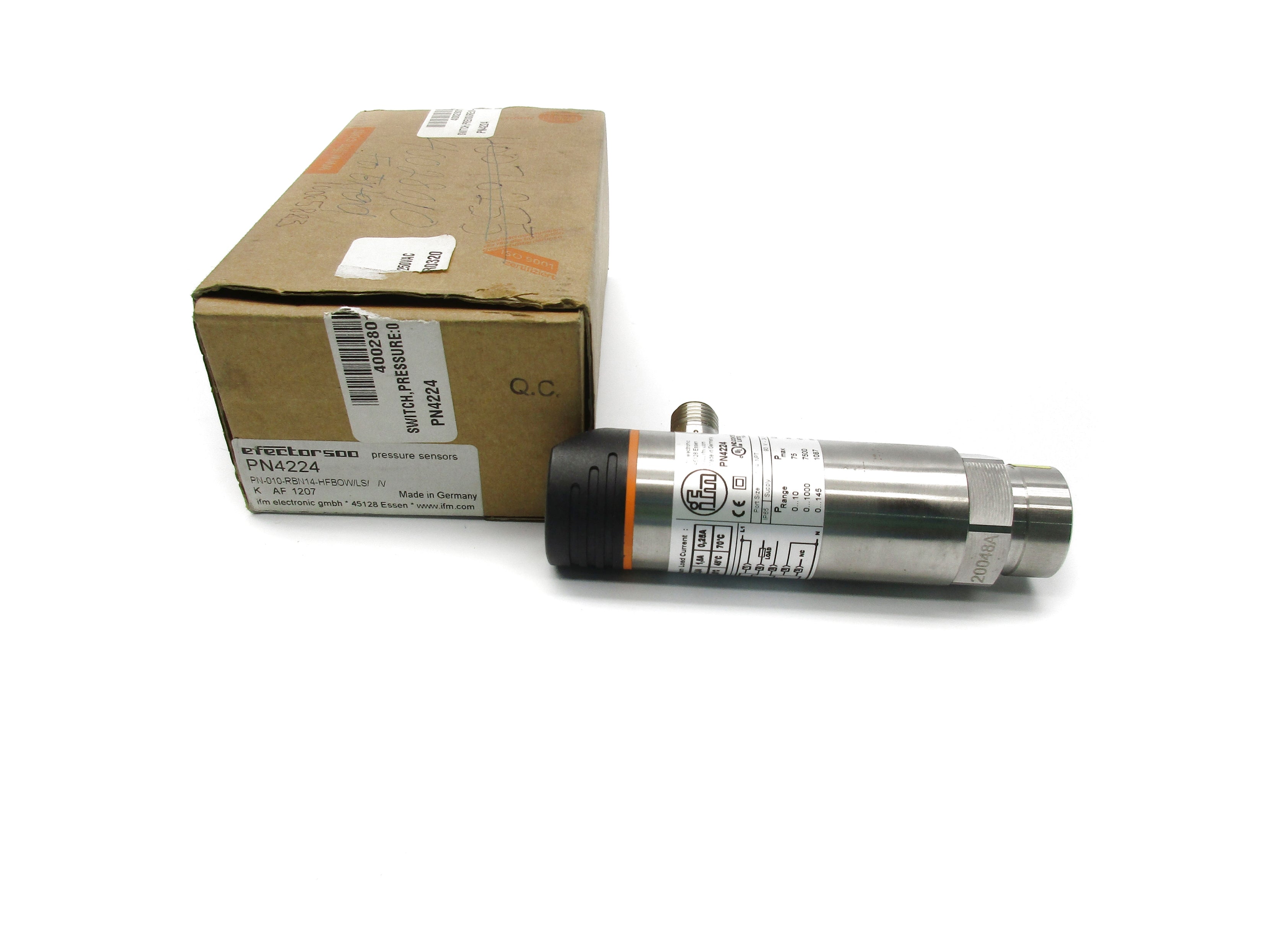 IFM EFECTOR PN-010-RBN14-HFBOW/LS/N PN4224 90-240VAC 145PSI NSMP