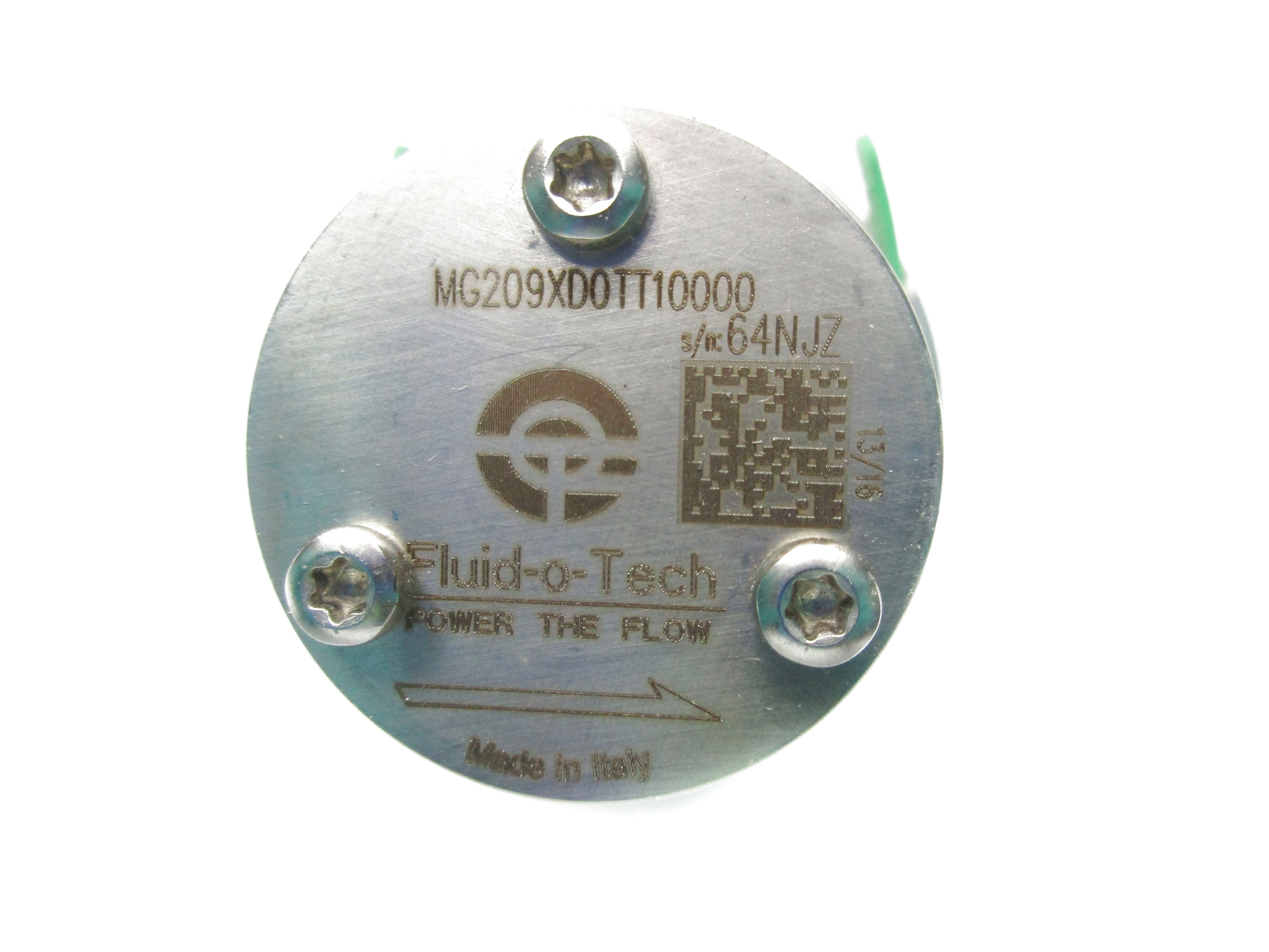 FLUID-O-TECH MG209XD0TT10000 NSNP