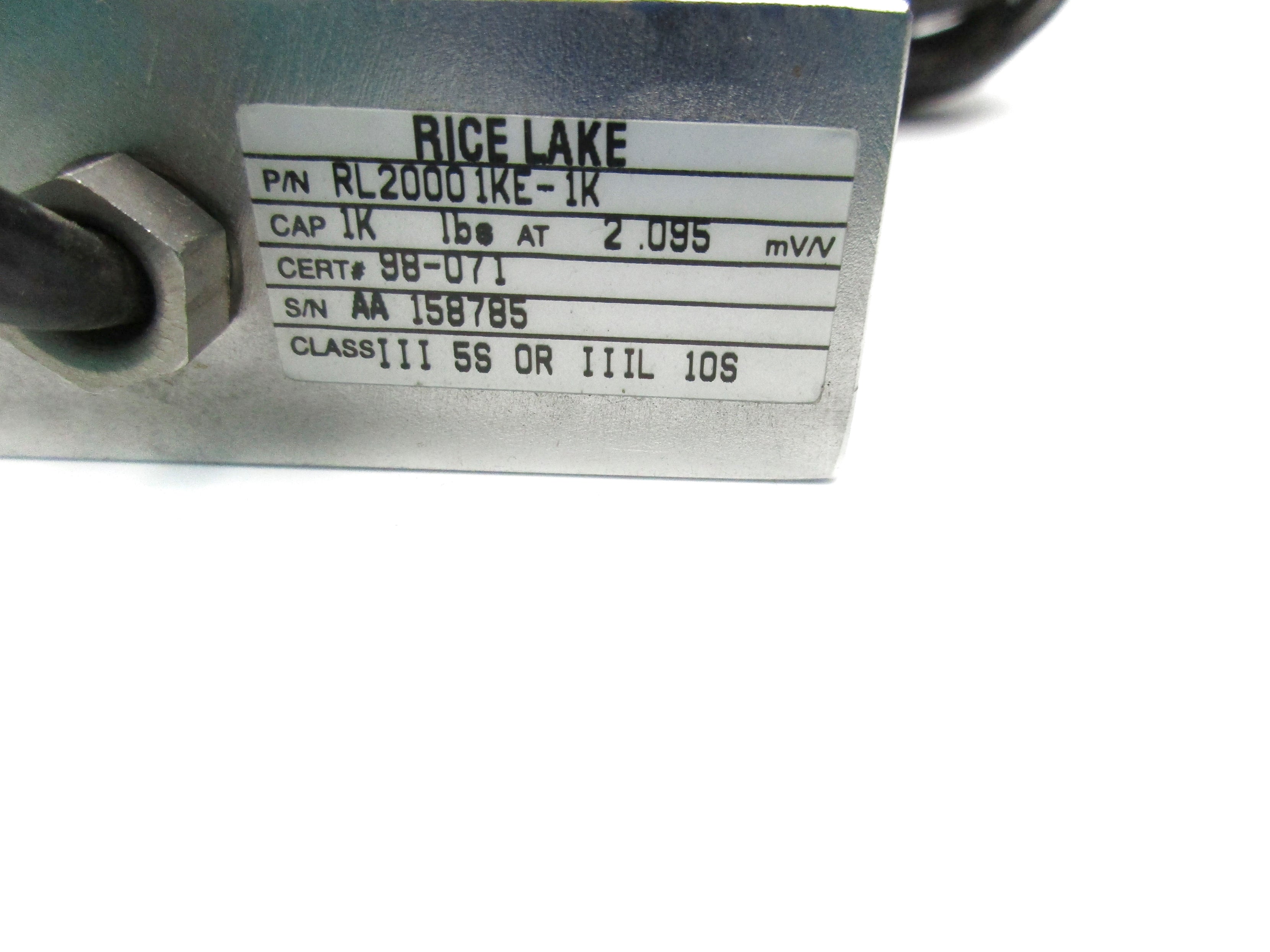 RICE LAKE RL20001KE-1K NSNP