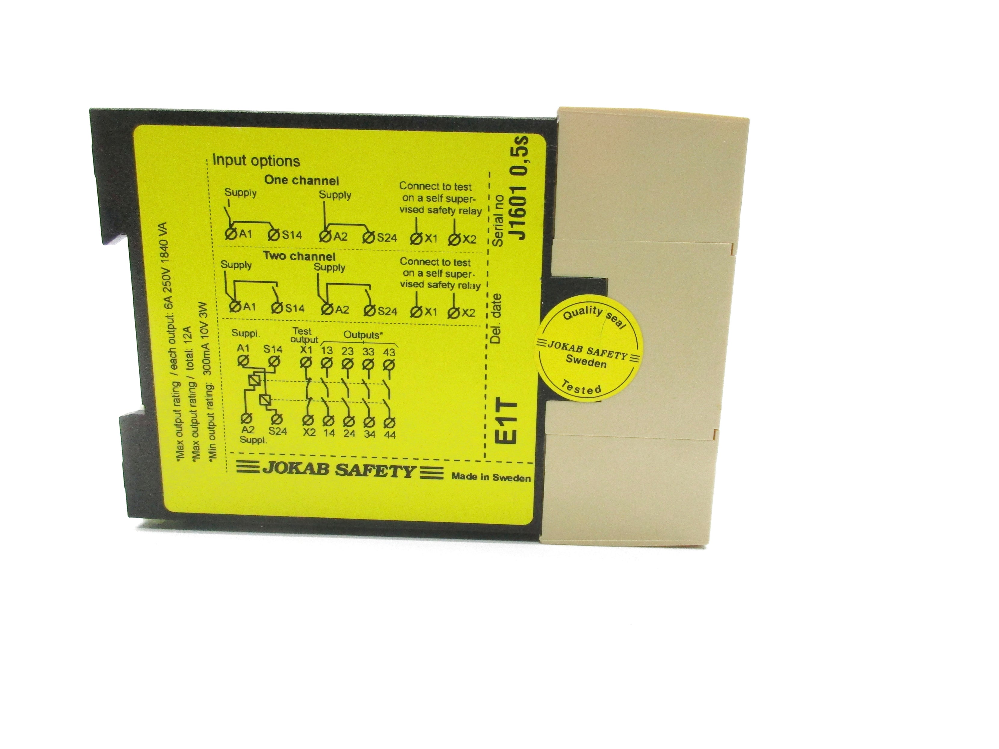 JOKAB SAFTEY E1T0.5S 24VDC NSNP