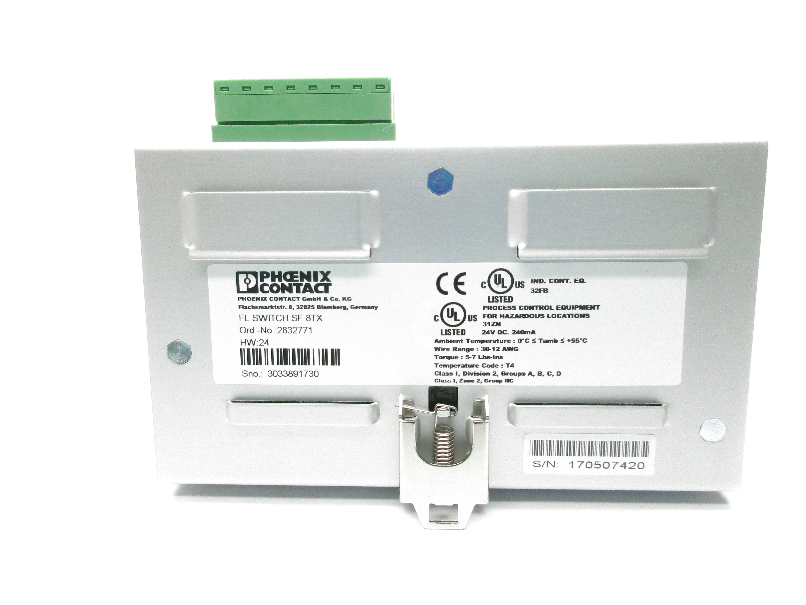PHOENIX CONTACT FLSWITCHSF8TX 2832771 24VDC NSMP