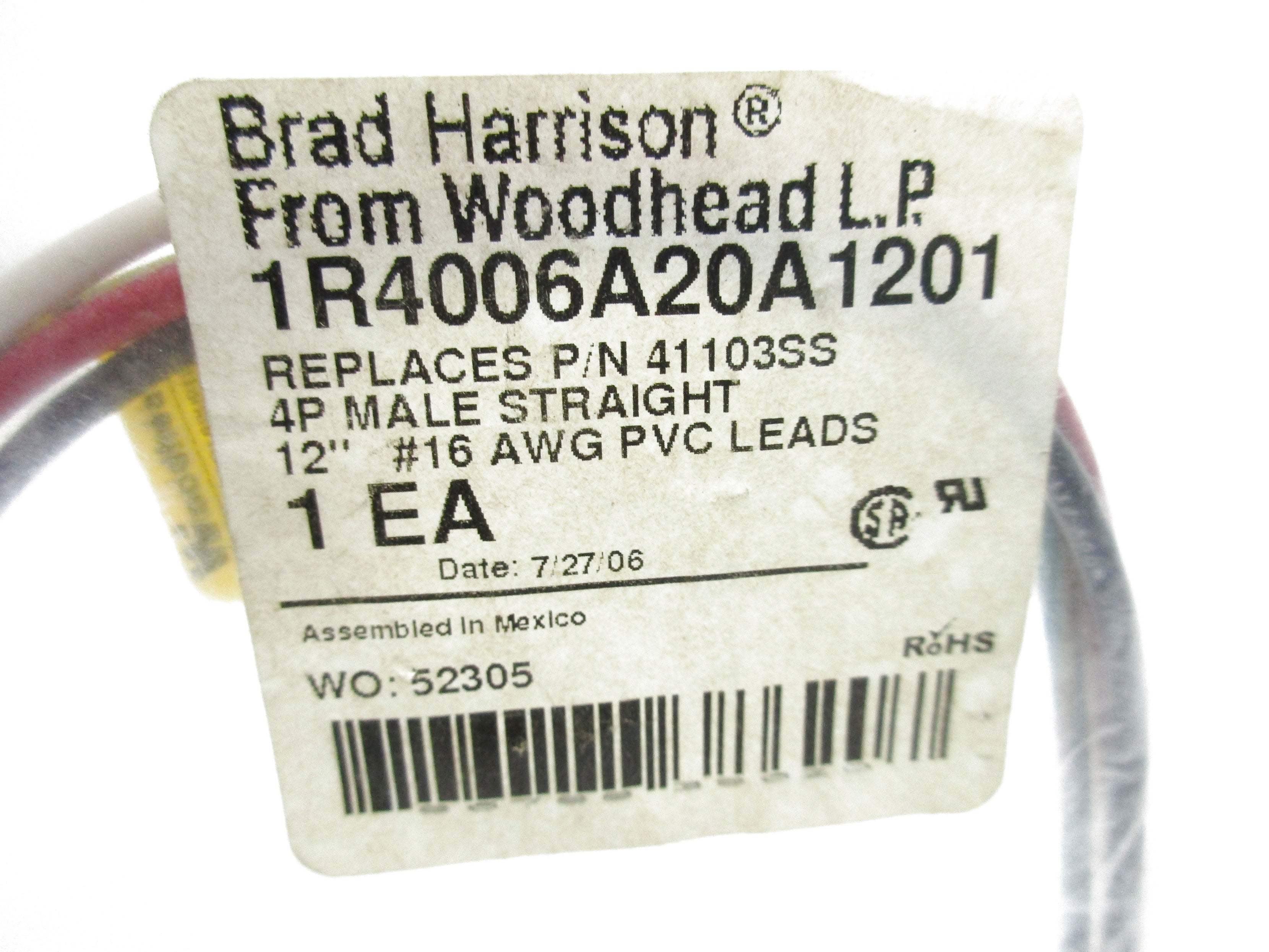DANIEL WODHEAD 1R4006A20A1201 NSMP