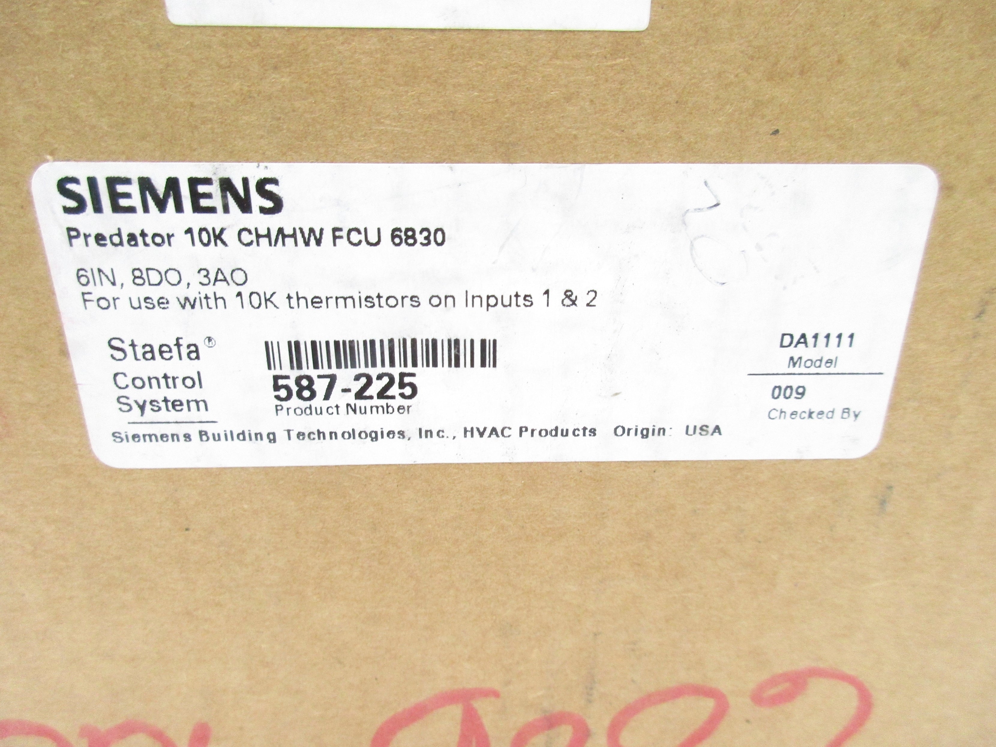 SIEMENS 587-225 (AS PICTURED) NSMP