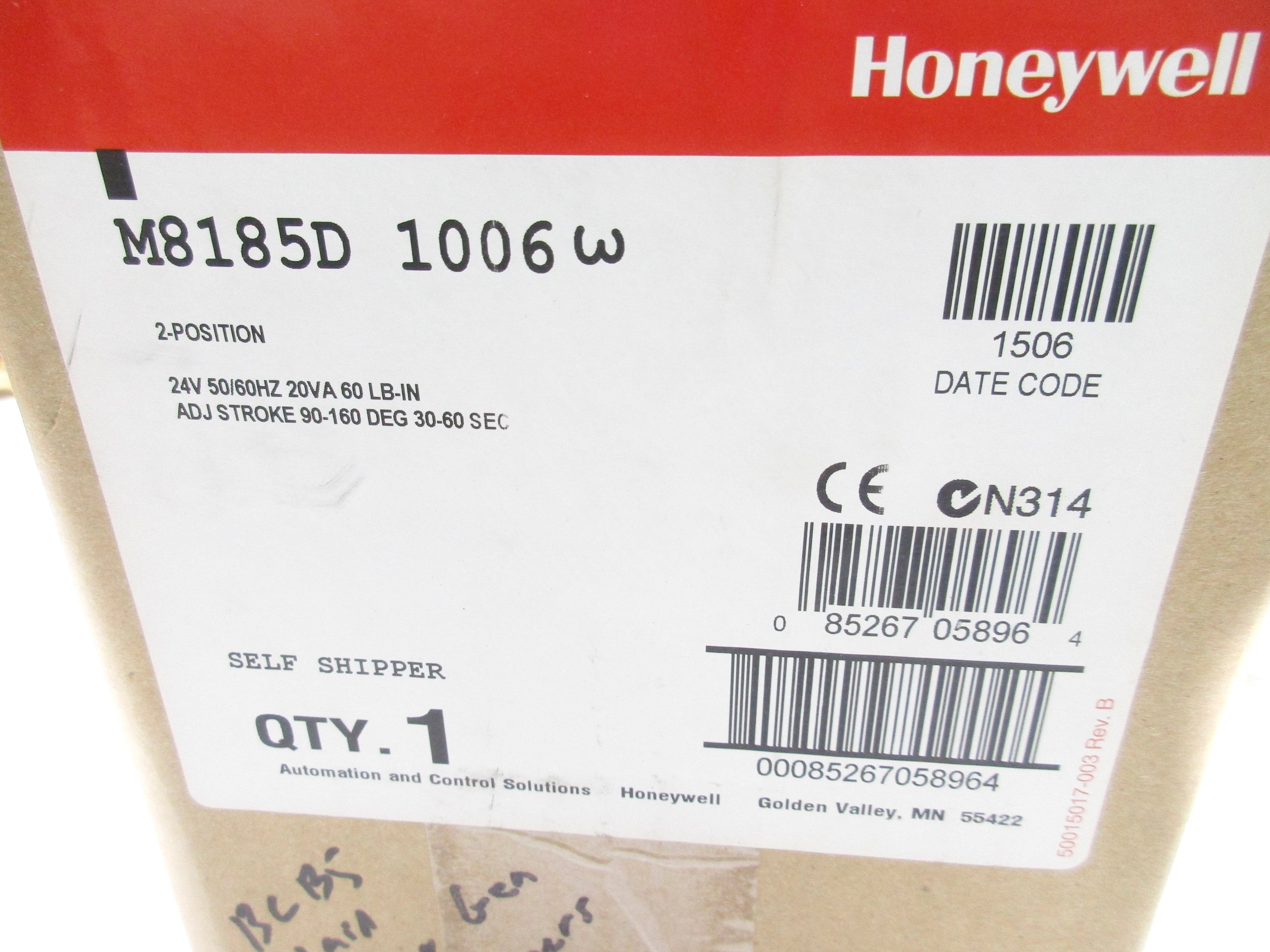 HONEYWELL M8185D1006 (AS PICTURED) NSMP
