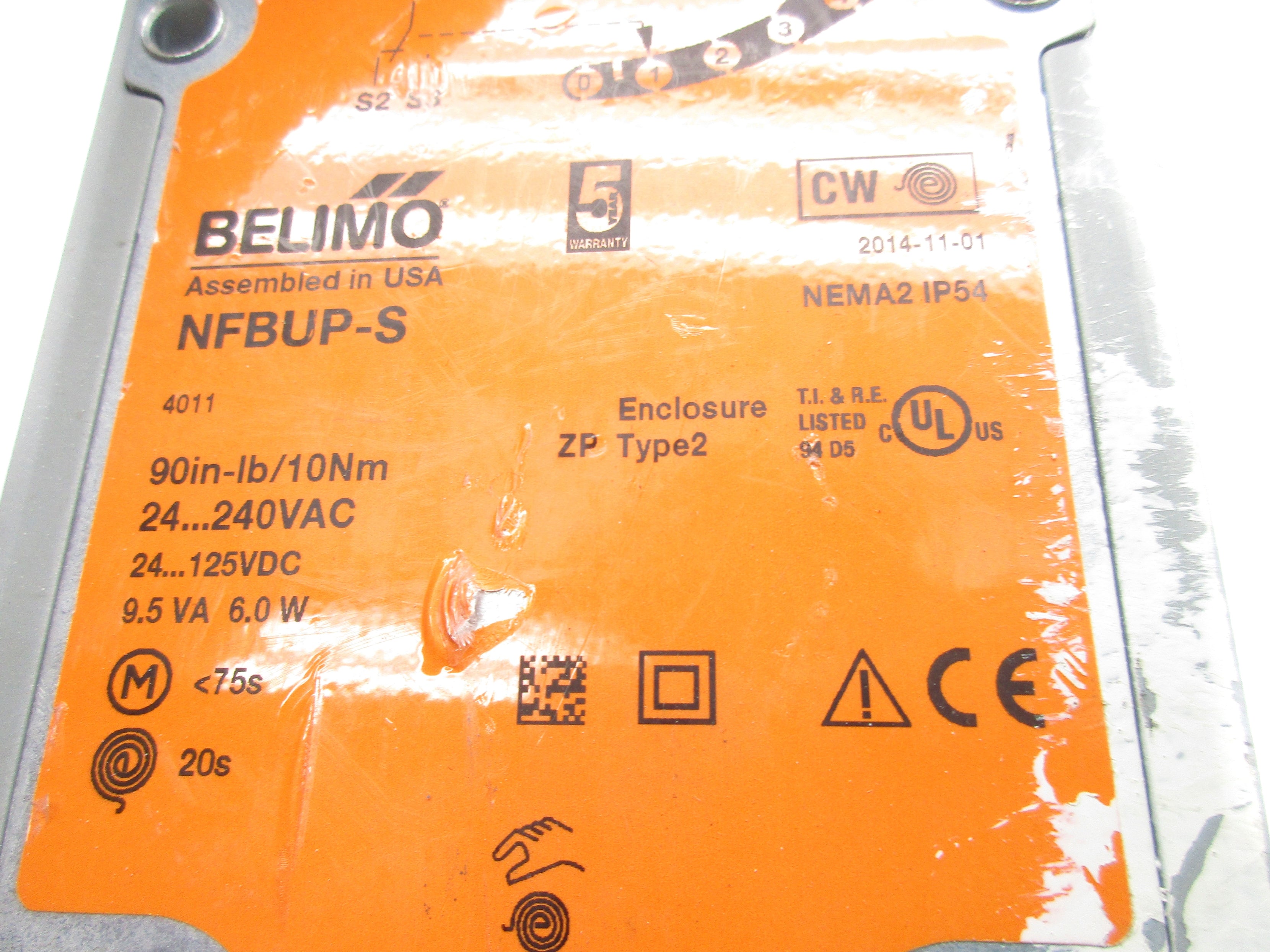 BELIMO NFBUP-S UNMP