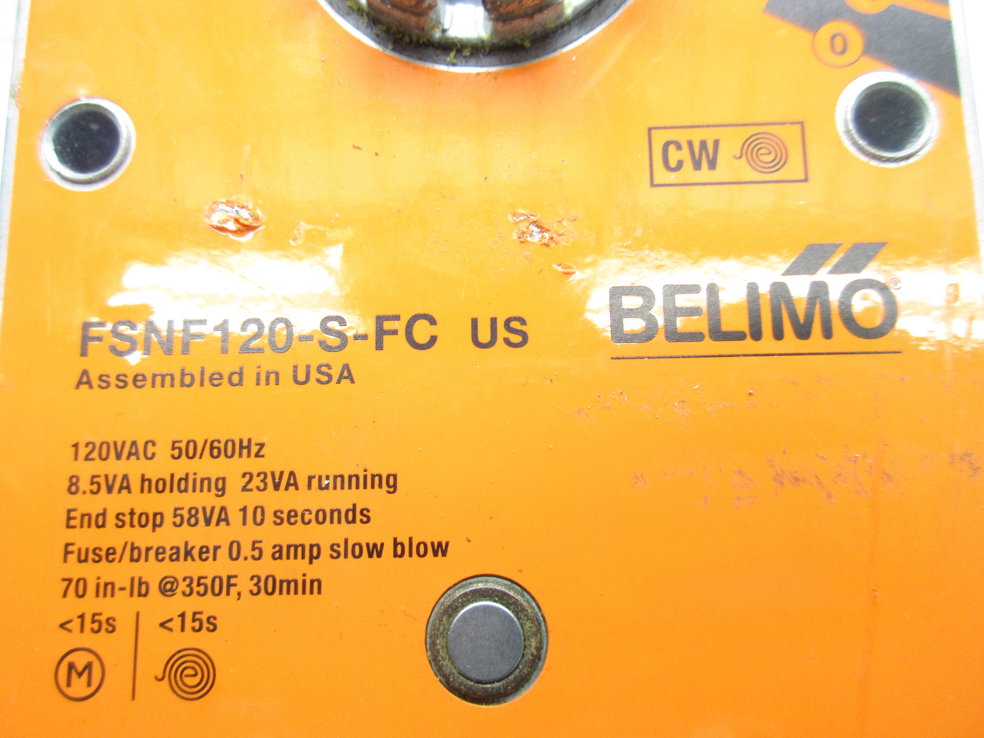 BELIMO FSNF120-S-FC-US UNMP
