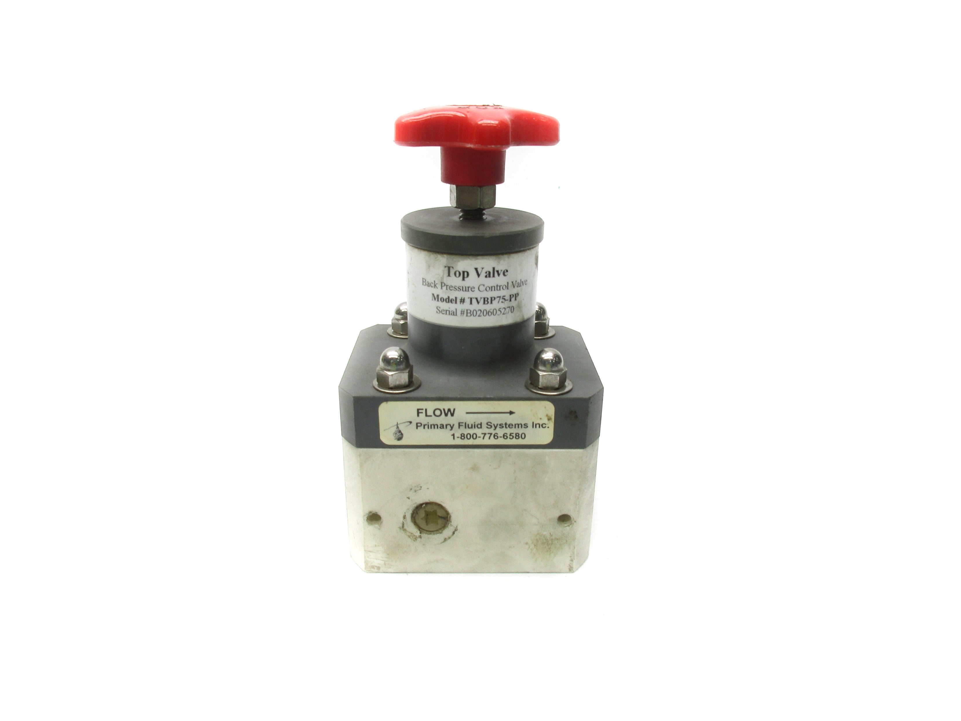 TOP VALVE TVBP75-PP 0-150PSI (AS PICTURED) UNMP