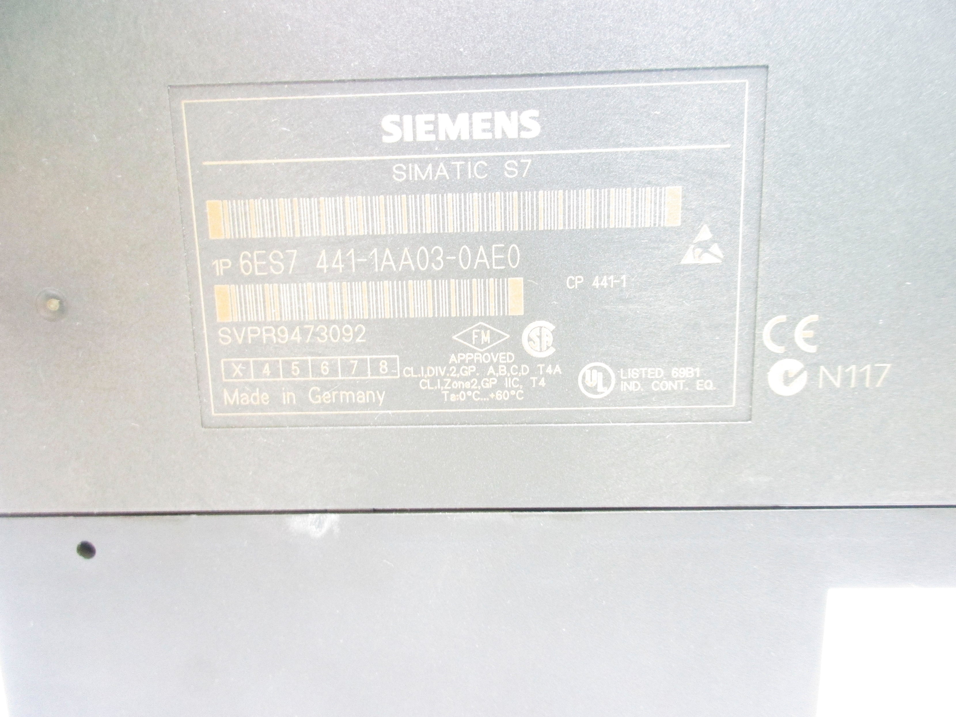 SIEMENS 6ES7441-1AA03-0AE0 UNMP