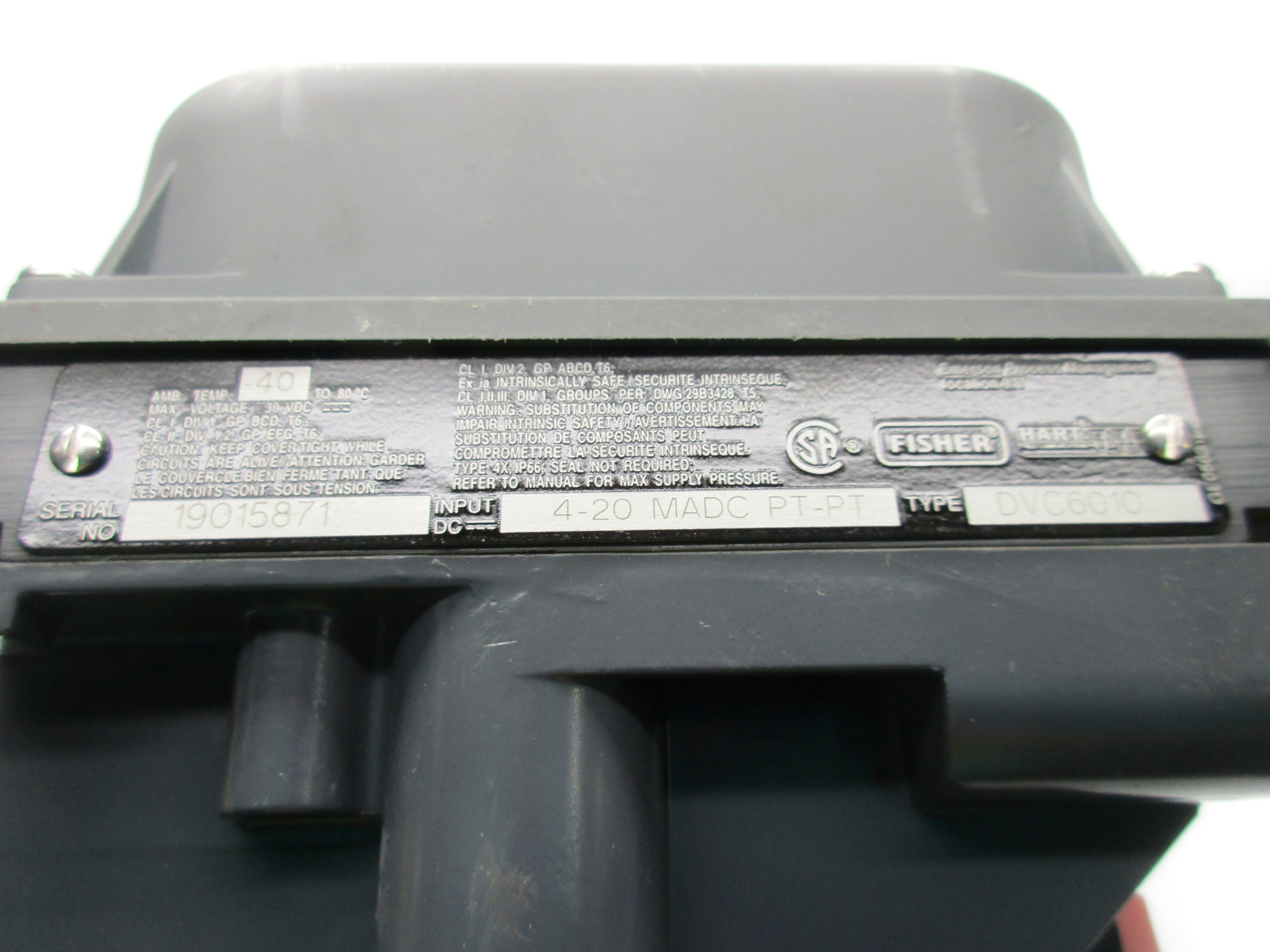 FIELDVUE INSTRUMENTS DVC6010 NSNP