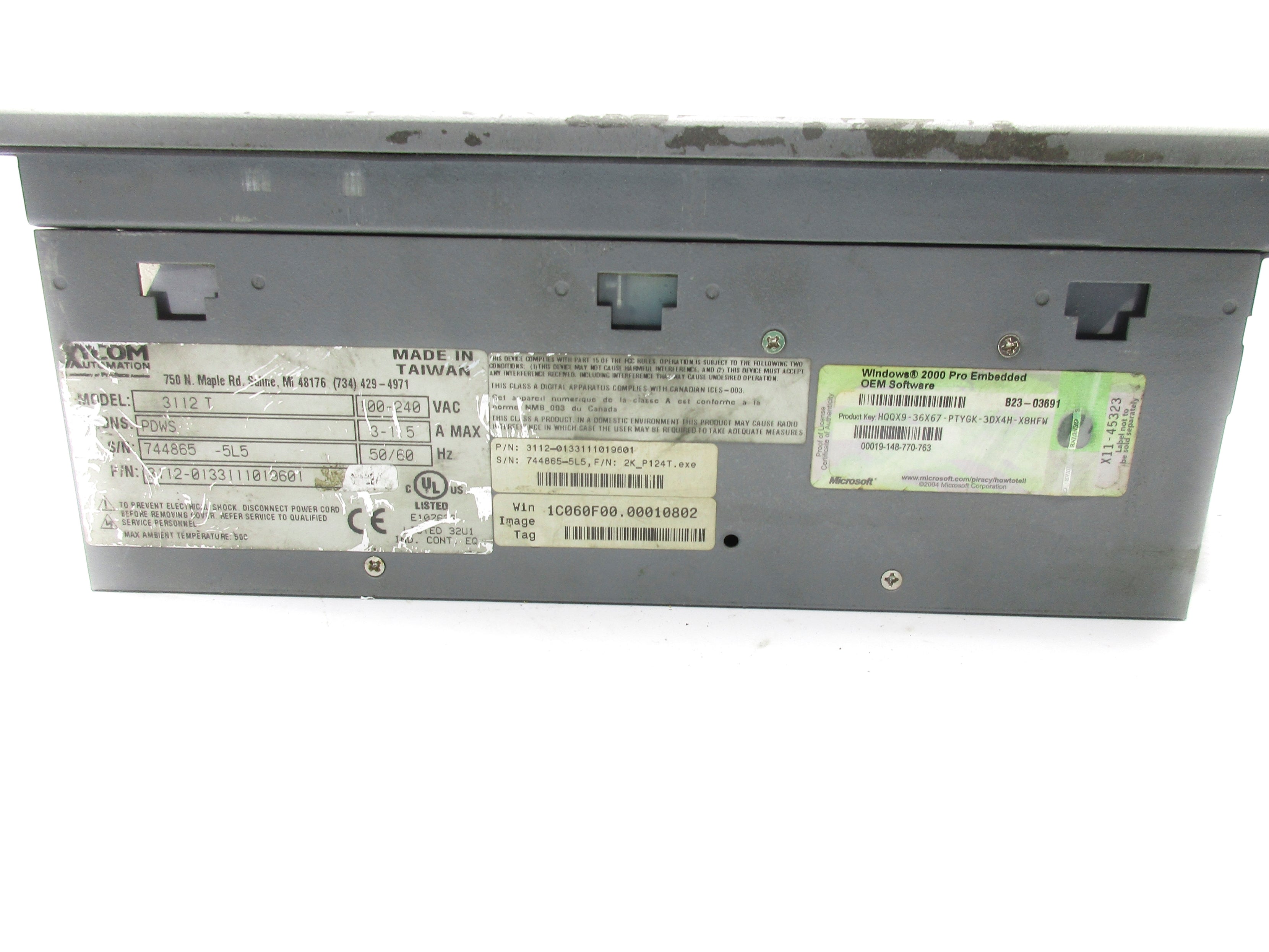 XYCOM AUTOMATION 3112-0133111019601 UNMP
