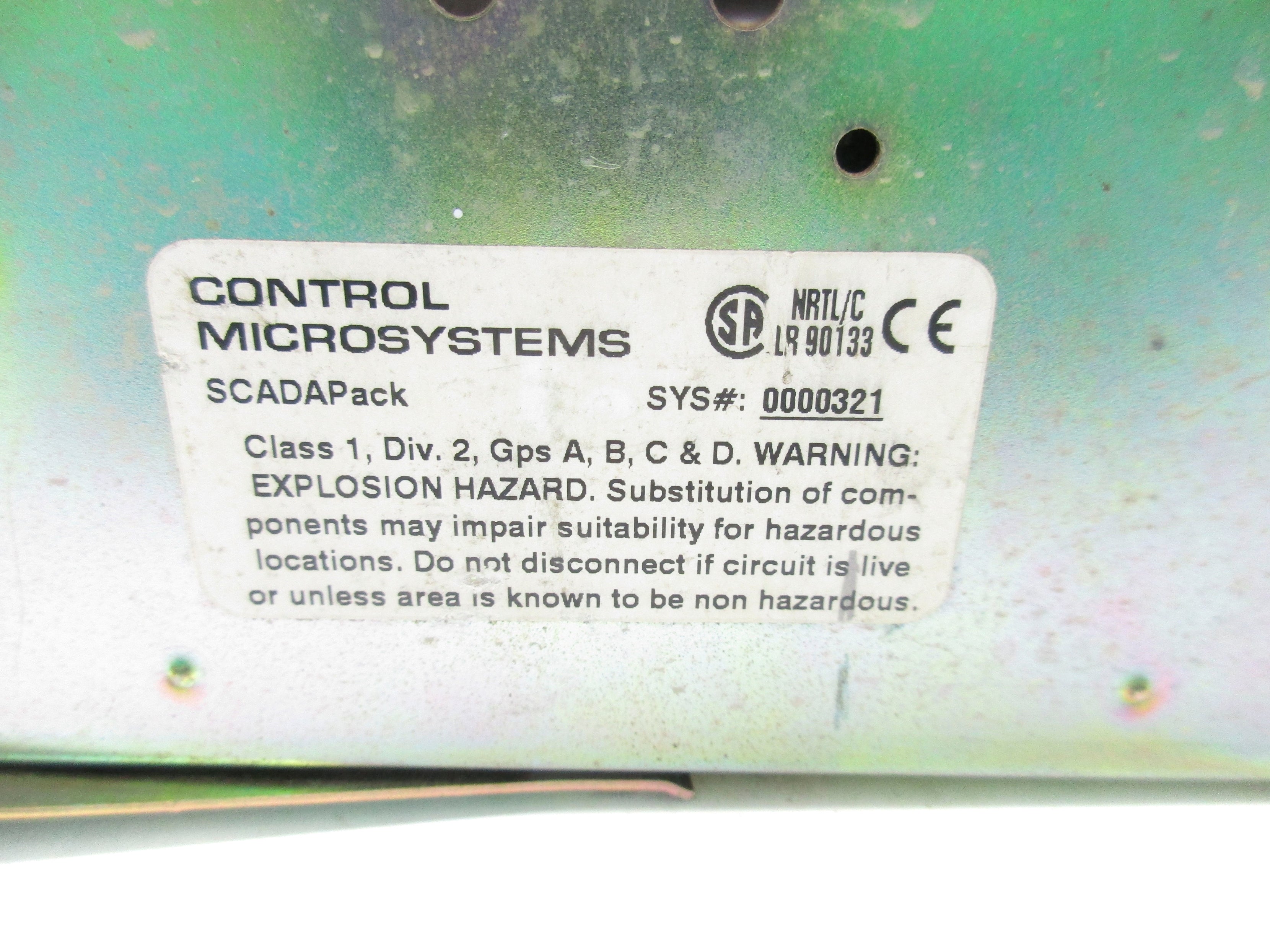 CONTROL MICROSYSTEMS SCADAPACK UNMP