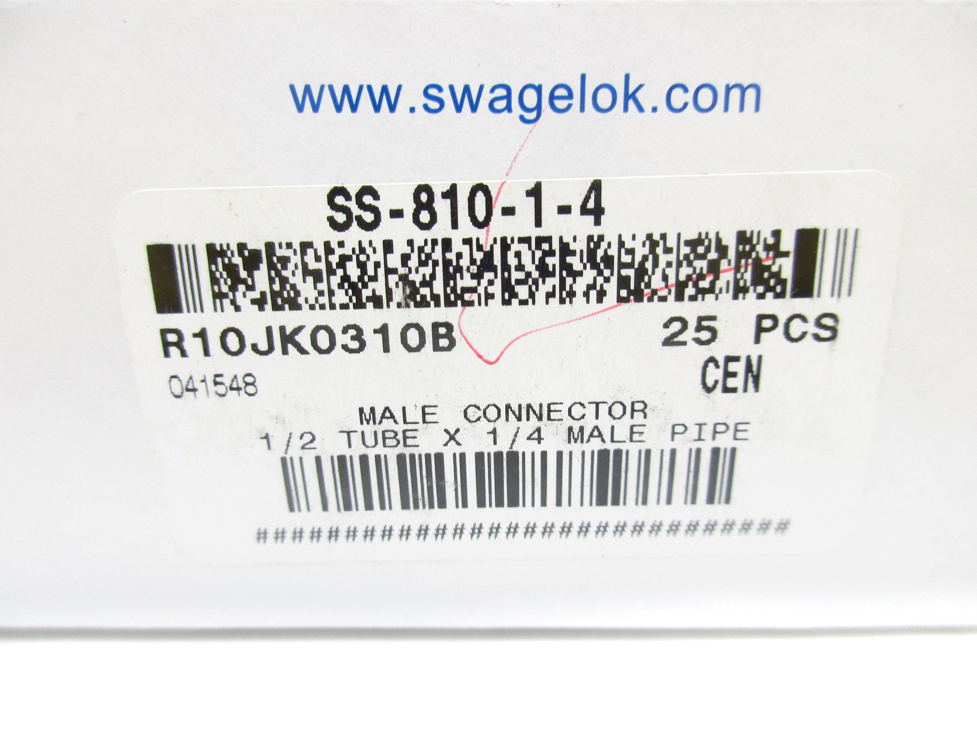 SWAGELOK SS-810-1-4 (PKG OF 25) NSMP