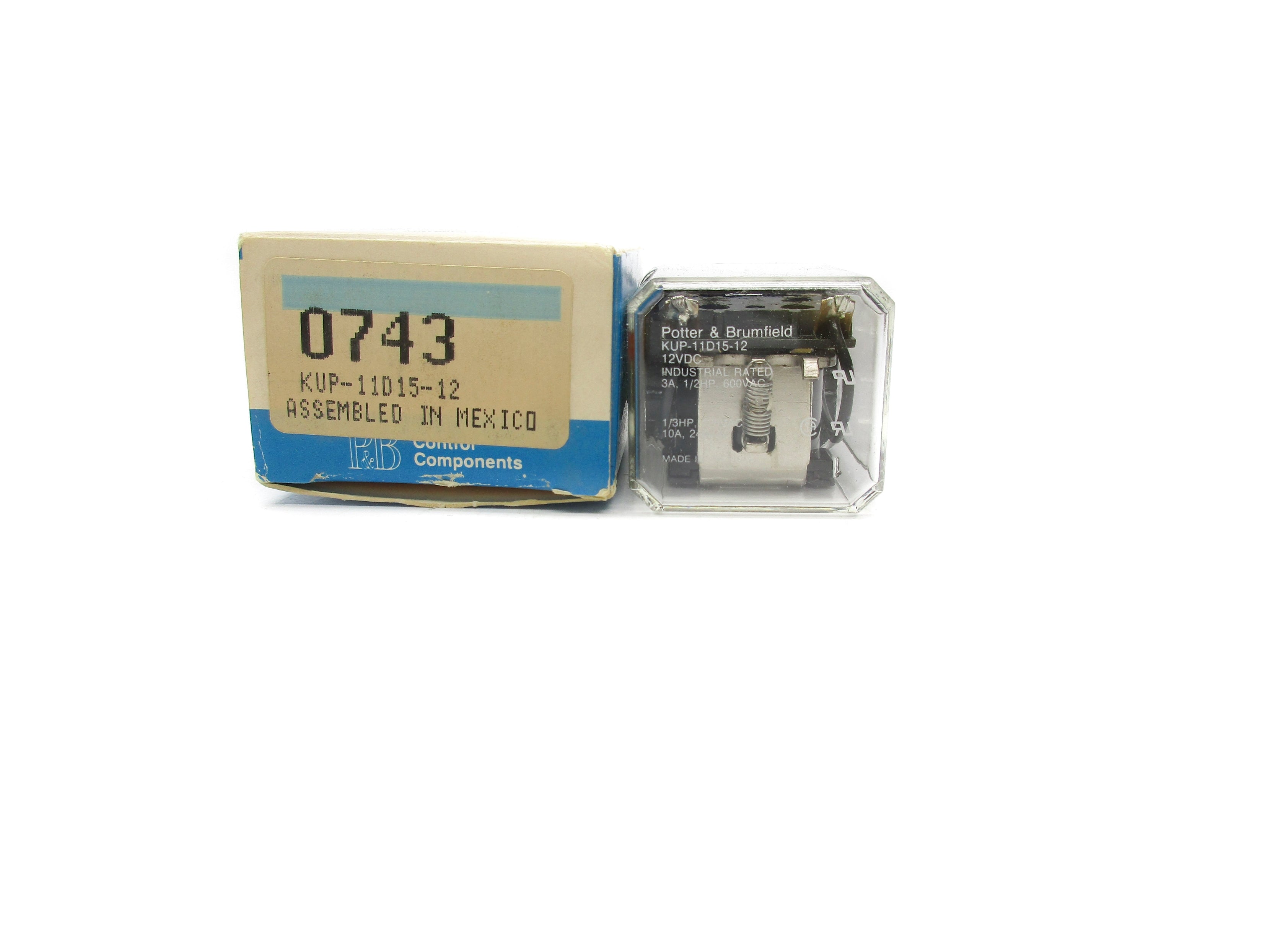 POTTER & BRUMFIELD KUP-11D15-12 12VDC 3A NSMP