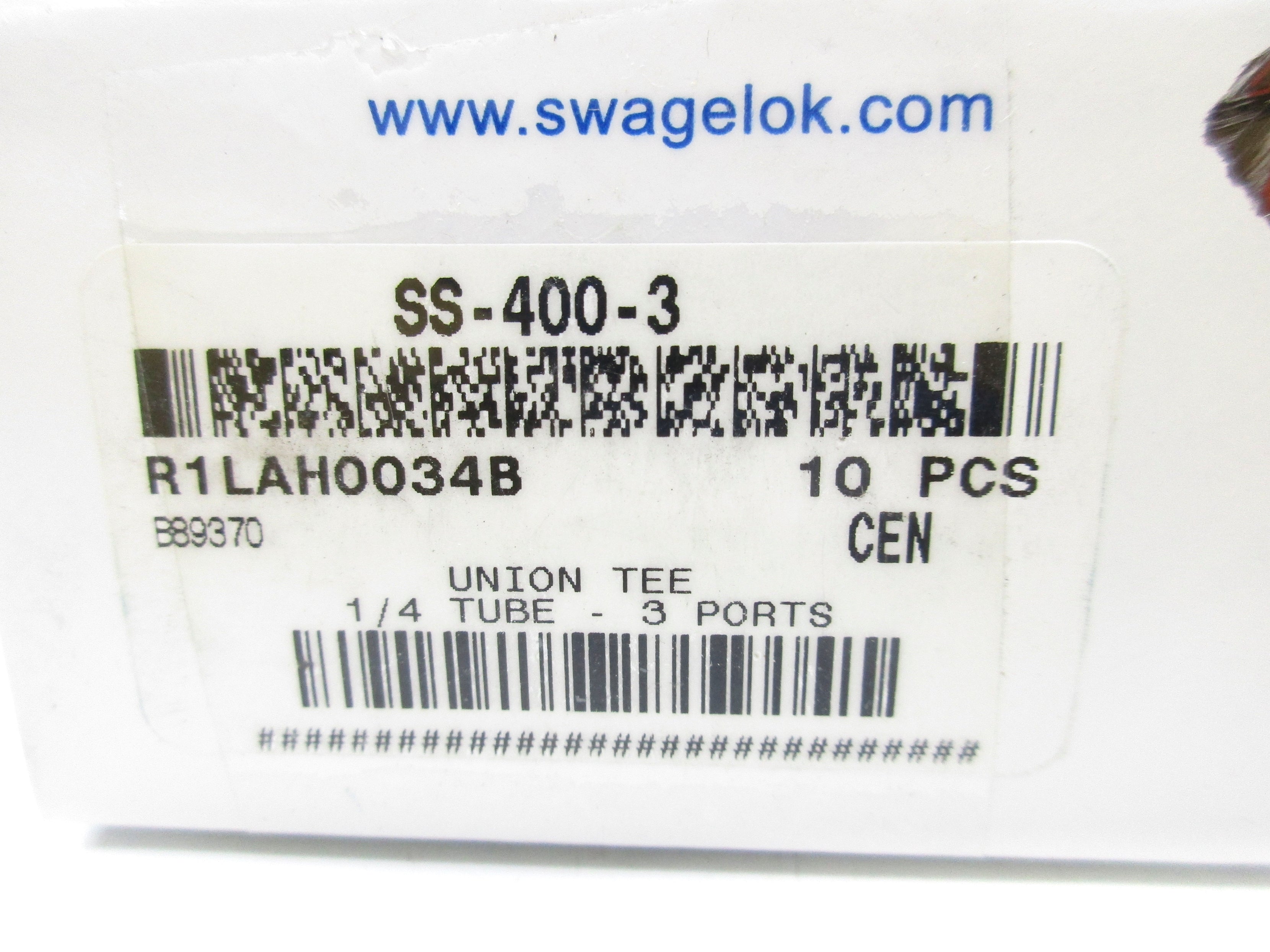 SWAGELOK SS-400-3 (PKG OF 10) NSMP
