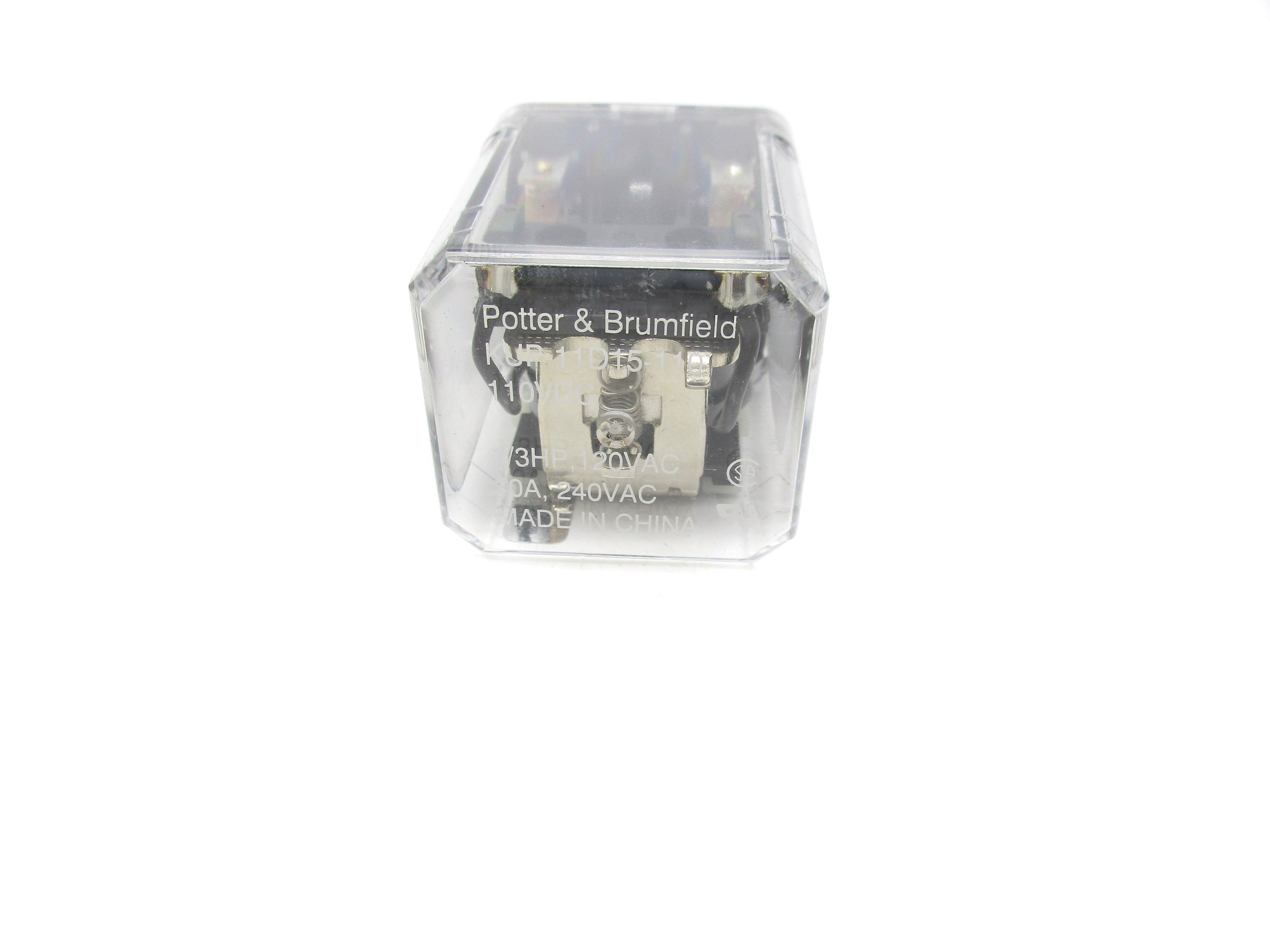 POTTER & BRUMFIELD KUP-11D15-110 110VDC 10A NSNP
