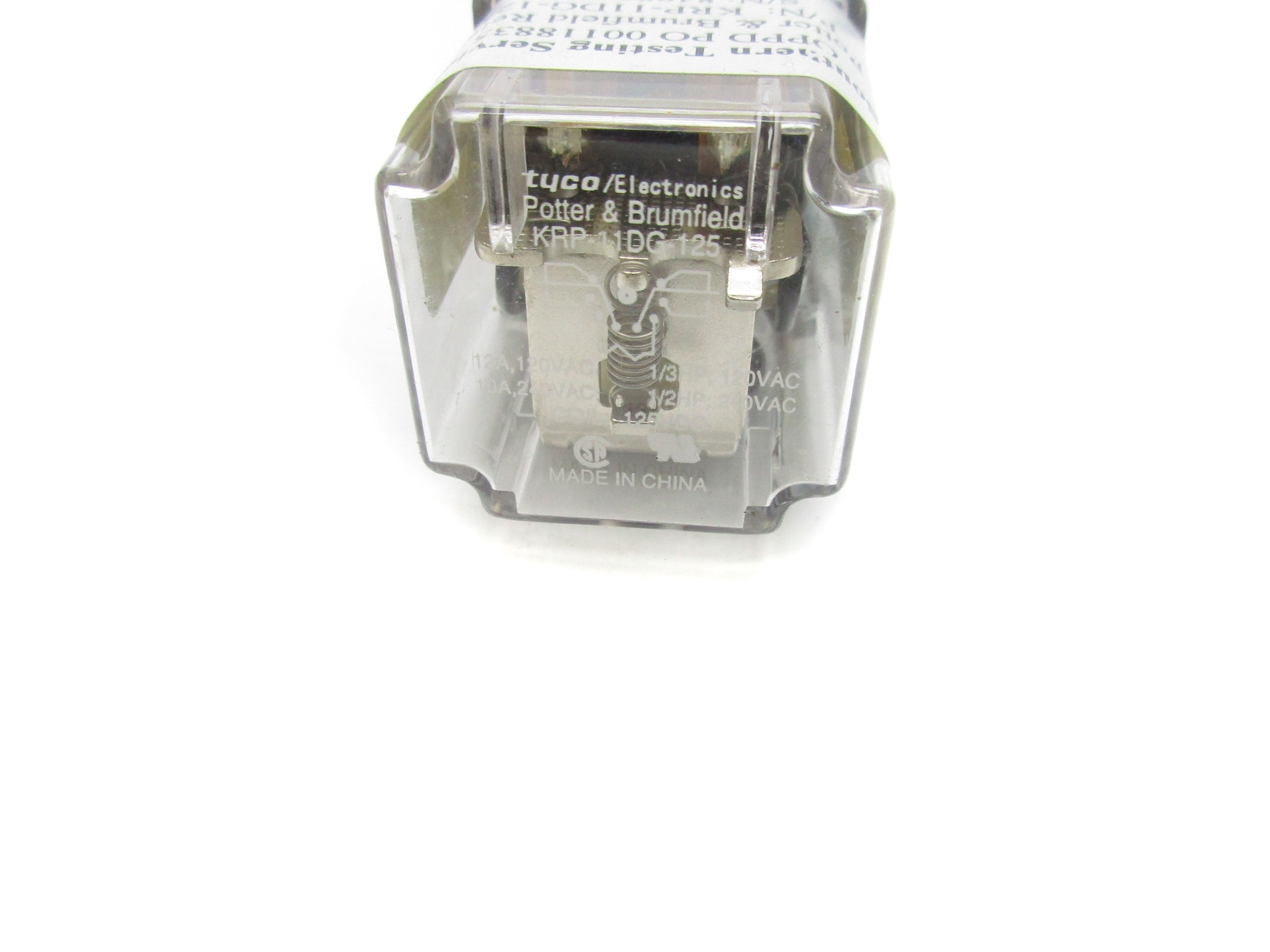 POTTER & BRUMFIELD KRP-11DG-125 120VAC 12A NSNP