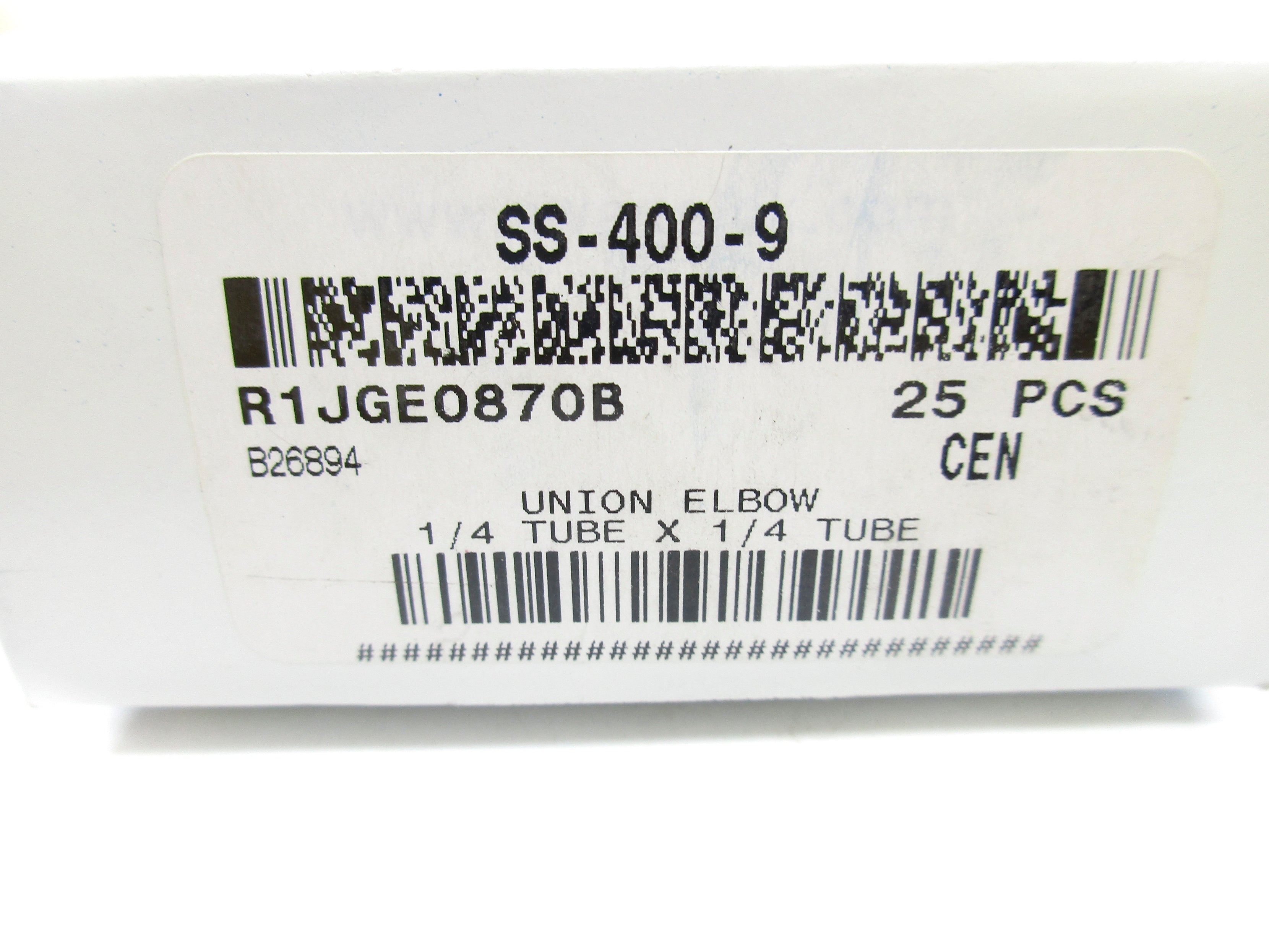 SWAGELOK SS-400-9 (PKG OF 25) NSMP