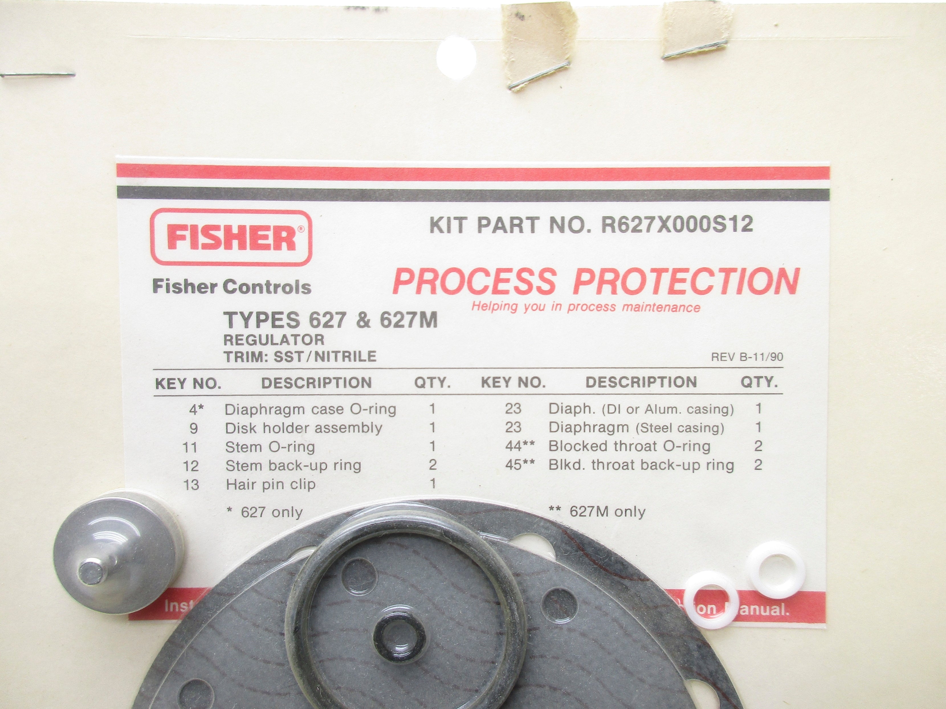 FISHER R627X000S12 NSMP
