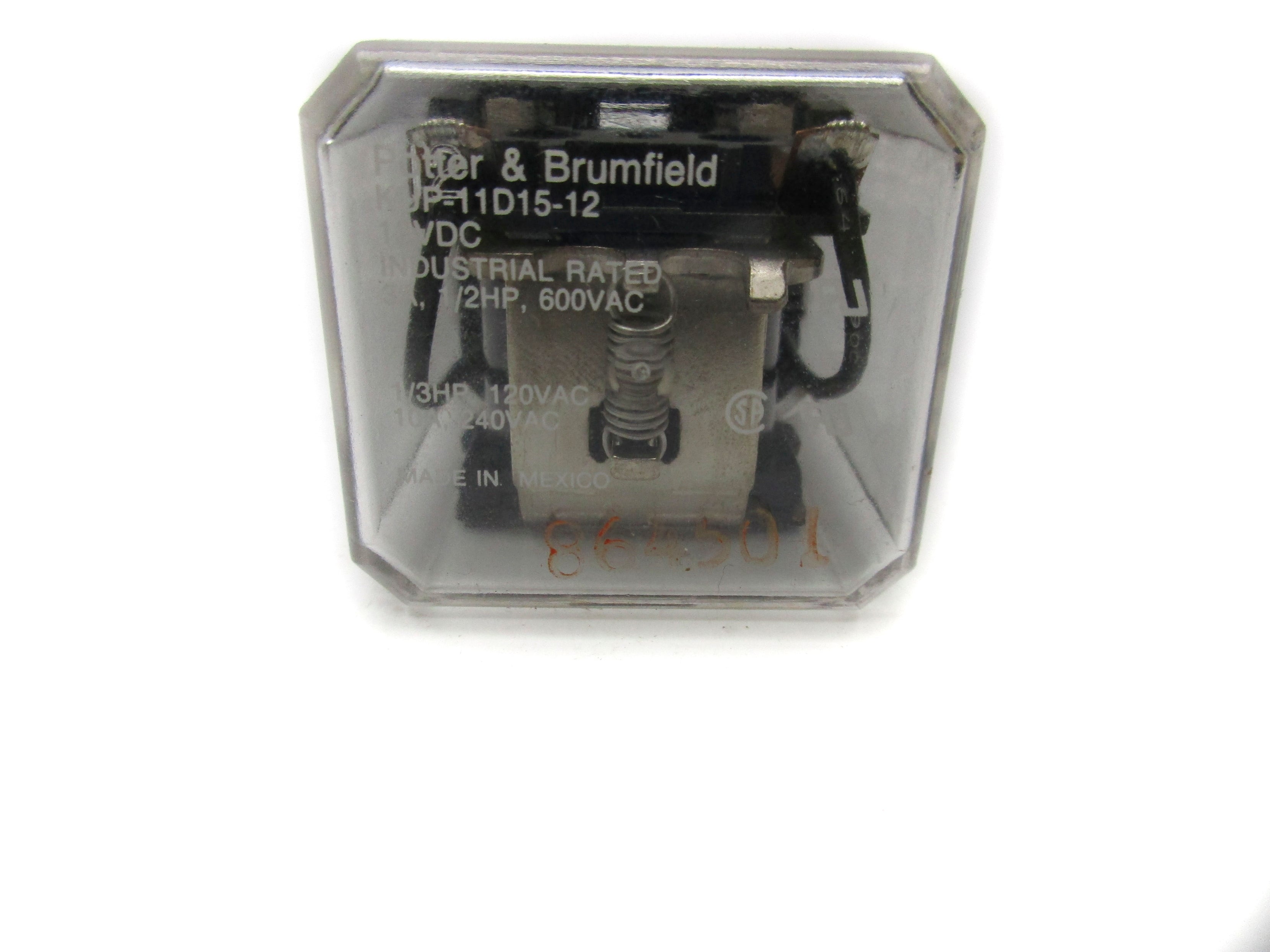 POTTER & BRUMFIELD KUP-11D15-12 12VDC 3A NSNP