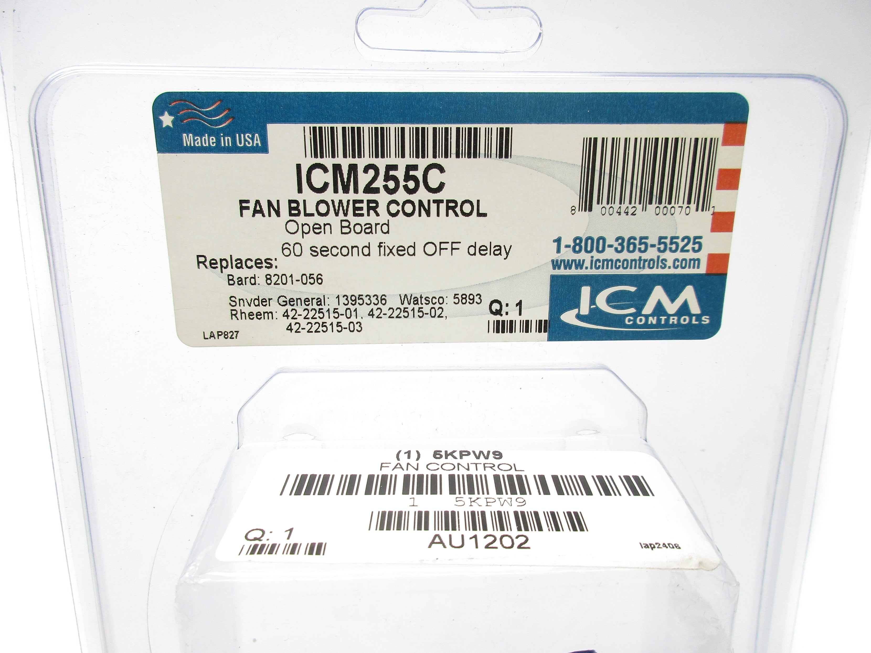ICM CONTROLS ICM255C NSMP